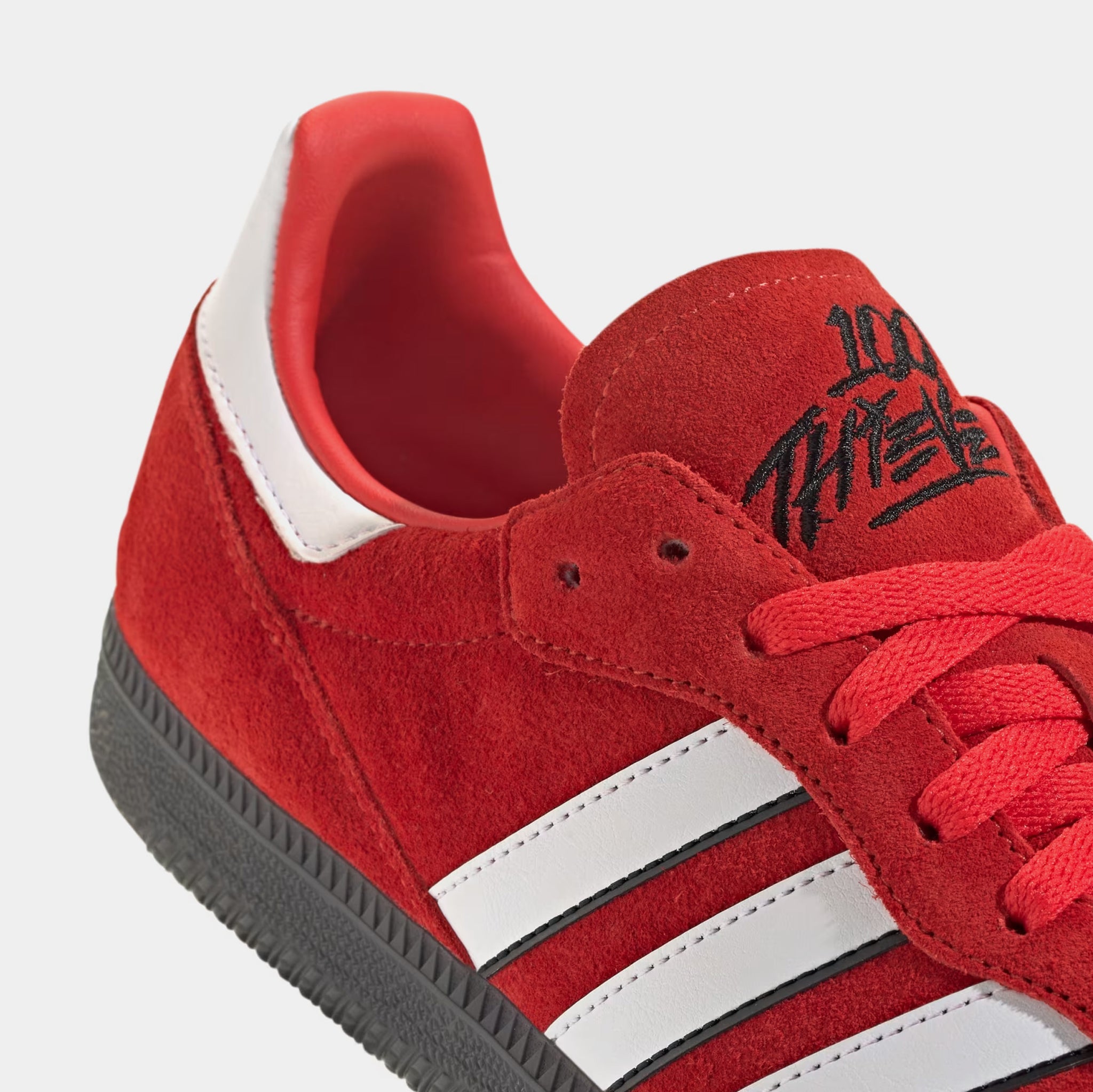 adidas 100 Thieves Palos Hills Mens Lifestyle Shoes Red Ecru Tint