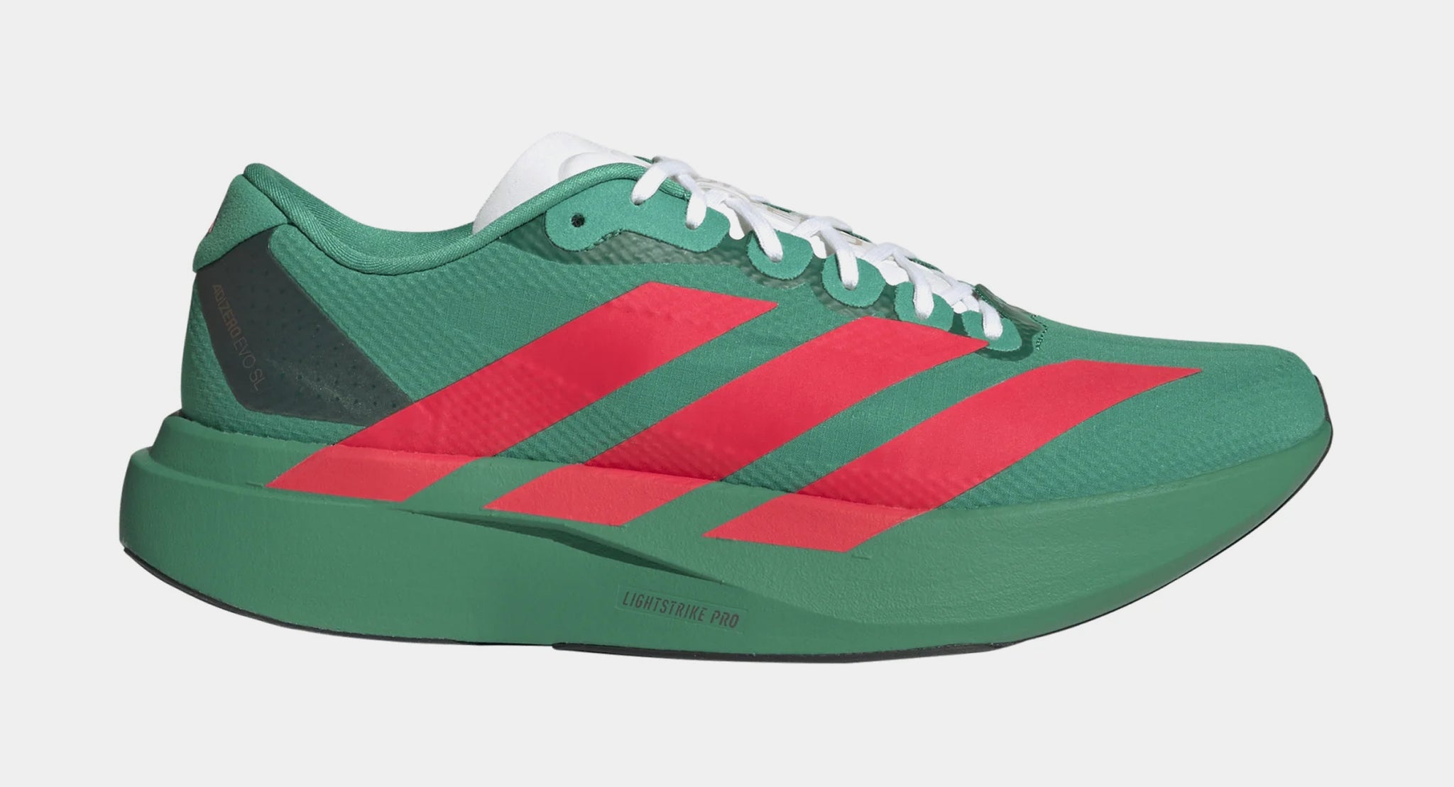 adidas Adizero Evo SL Woven Mens Running Shoes Court Green Lucid Red Cloud  W JQ4440 – Shoe Palace