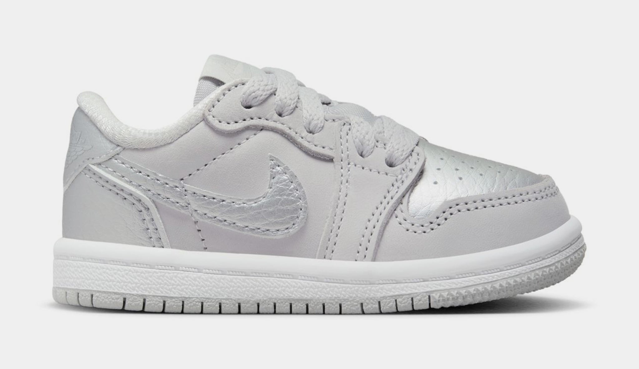 Jordan Air Jordan 1 Retro Low OG Metallic Silver Infant Toddler Lifestyle Sho FQ5435-002 â Shoe