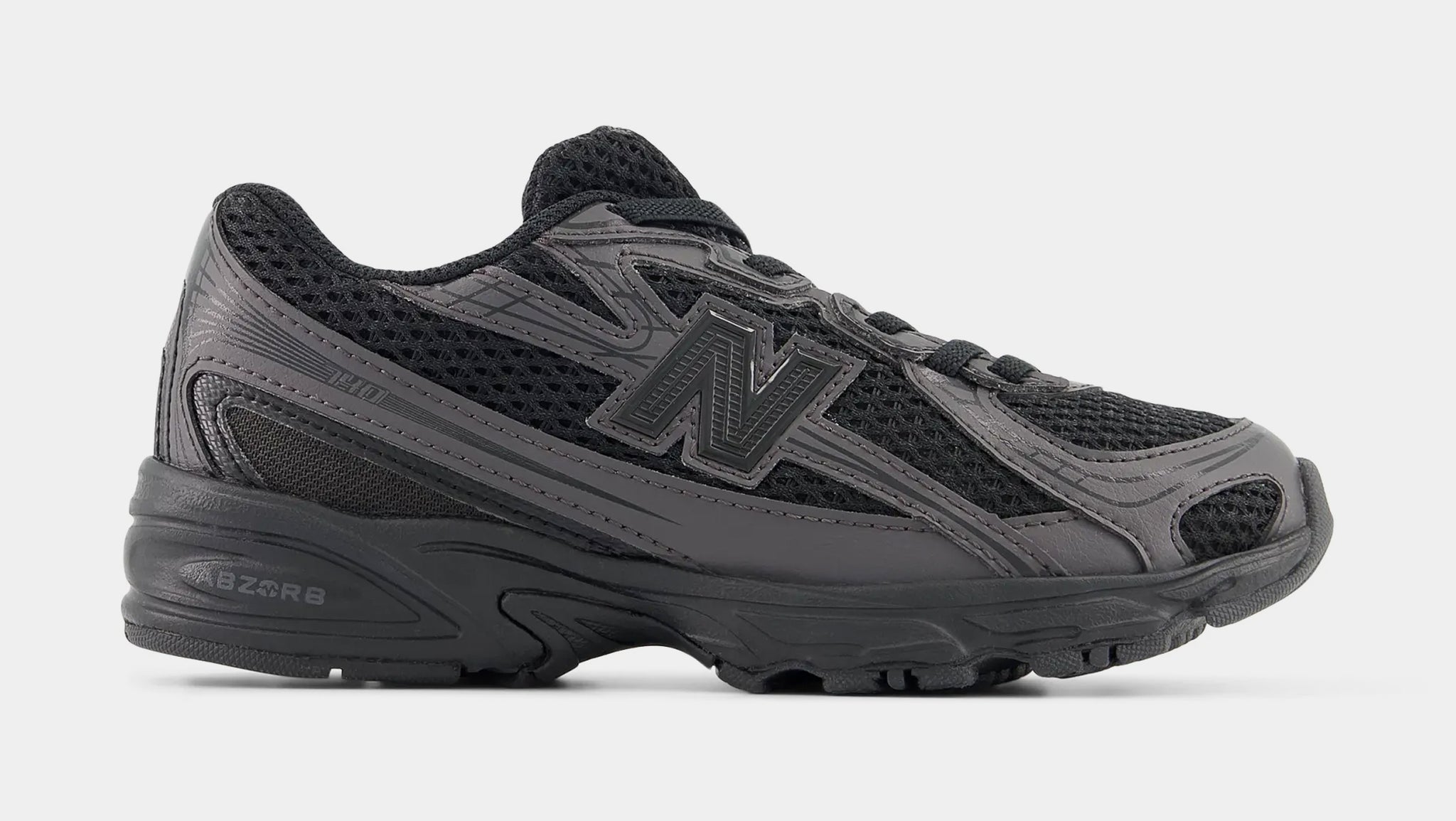 New Balance 740 Bunge Lace Preschool Lifestyle Shoes Black Cement