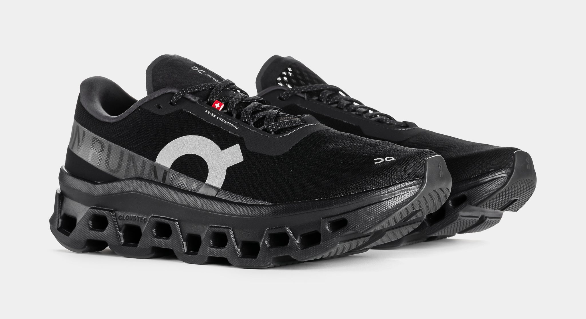 On Cloudmonster 1 Mens Running Shoes Black Grey 3MF30740553  display picture 2