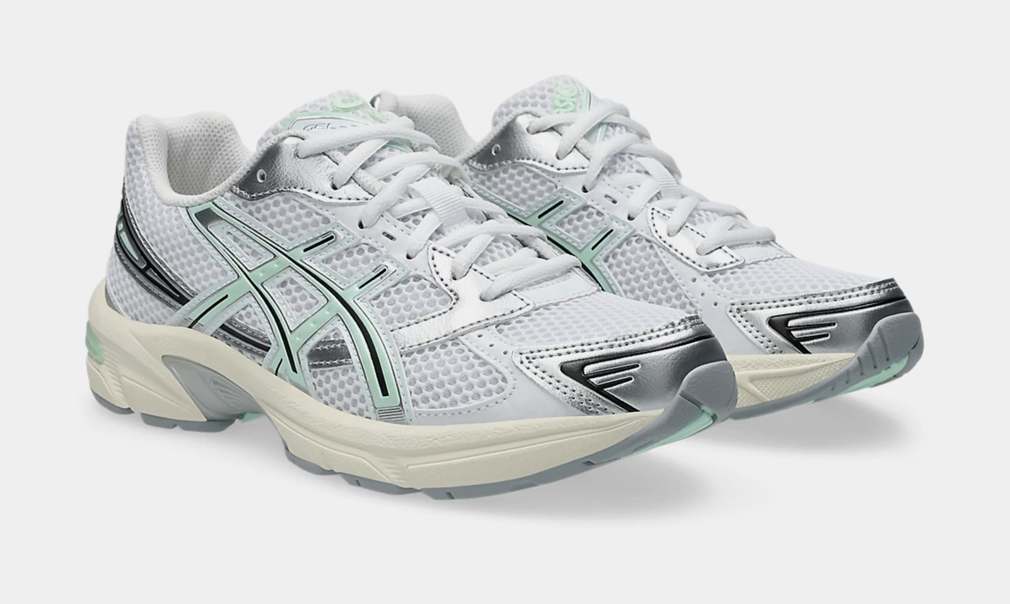 みすず ASICS Gel 1130 Womens Running Shoes White Mint Tint 1202A164-120