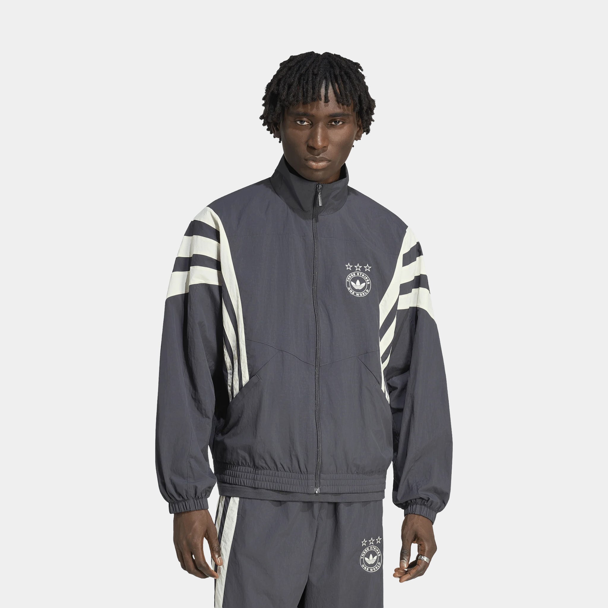 adidas Originals Santiago Track Mens Jacket Utility Black KU9197