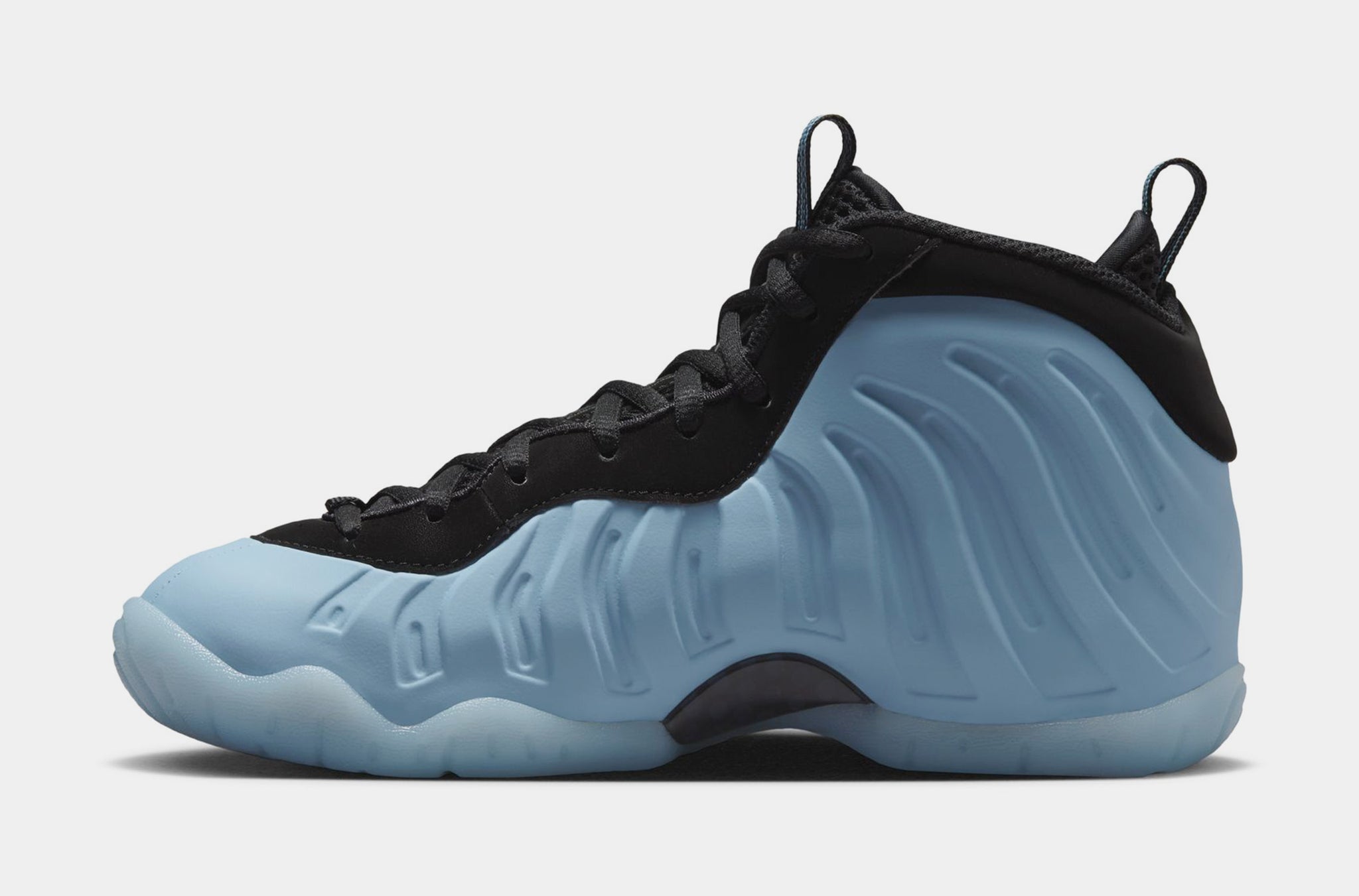 Nike Little Posite One Grade School Basketball Shoes Psychic Blue