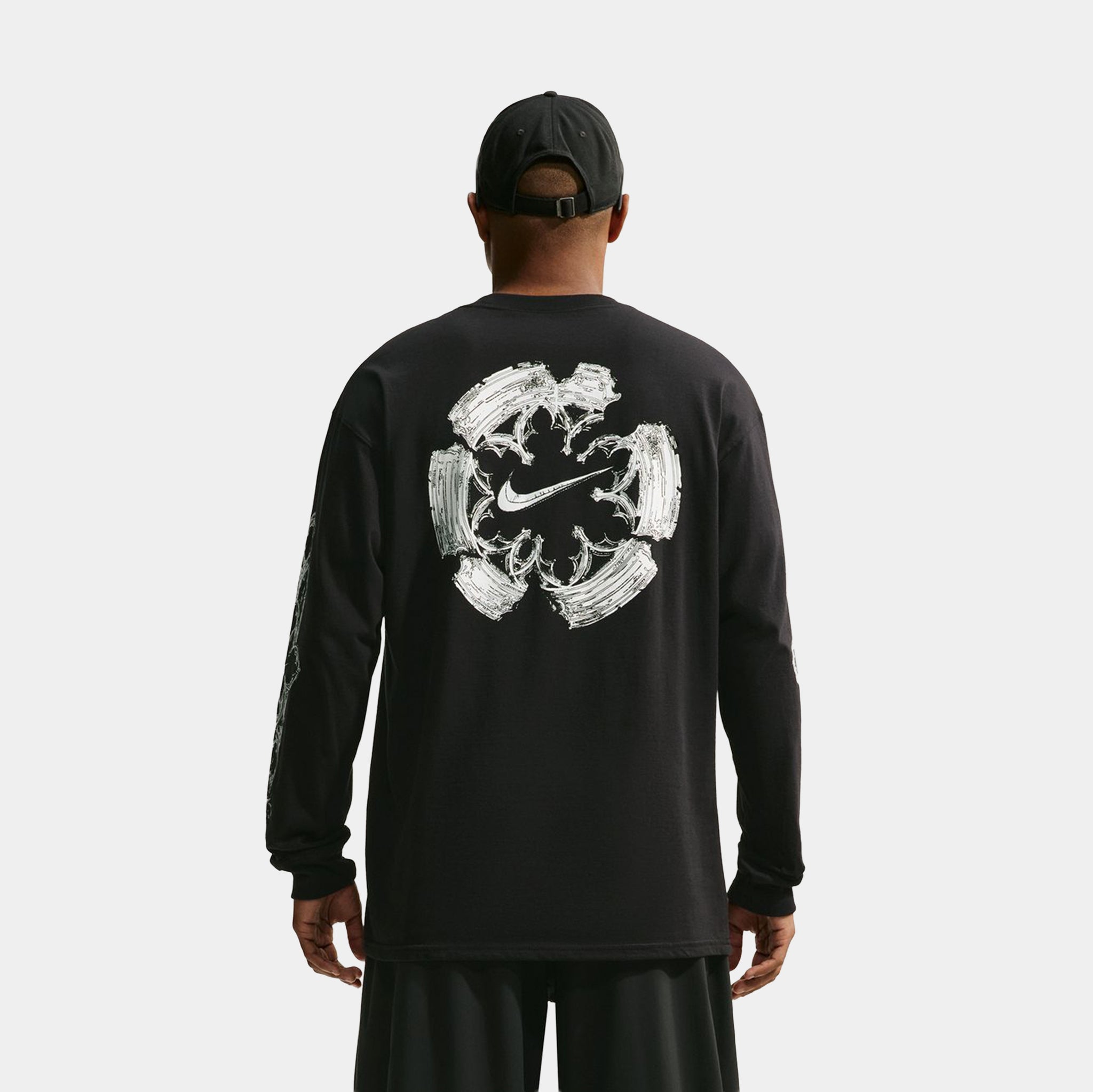 Nike Sportswear Max 90 Mens Long Sleeve Shirt Black JF5984-010