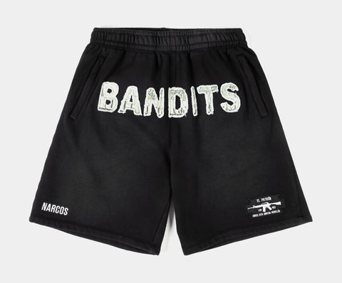 Shoe Palace SP x Narcos Bandits Long Fleece Mens Shorts Black