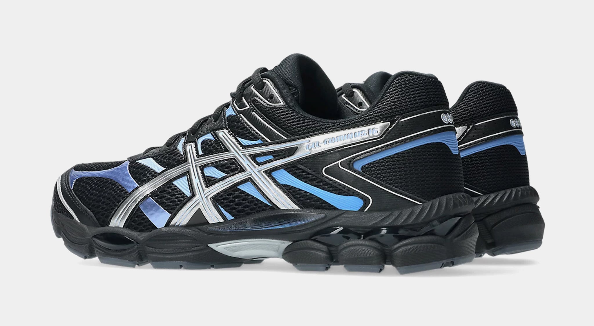 ASICS Gel Cumulus 16 Mens Running Shoes Black Pure Silver  display picture 1