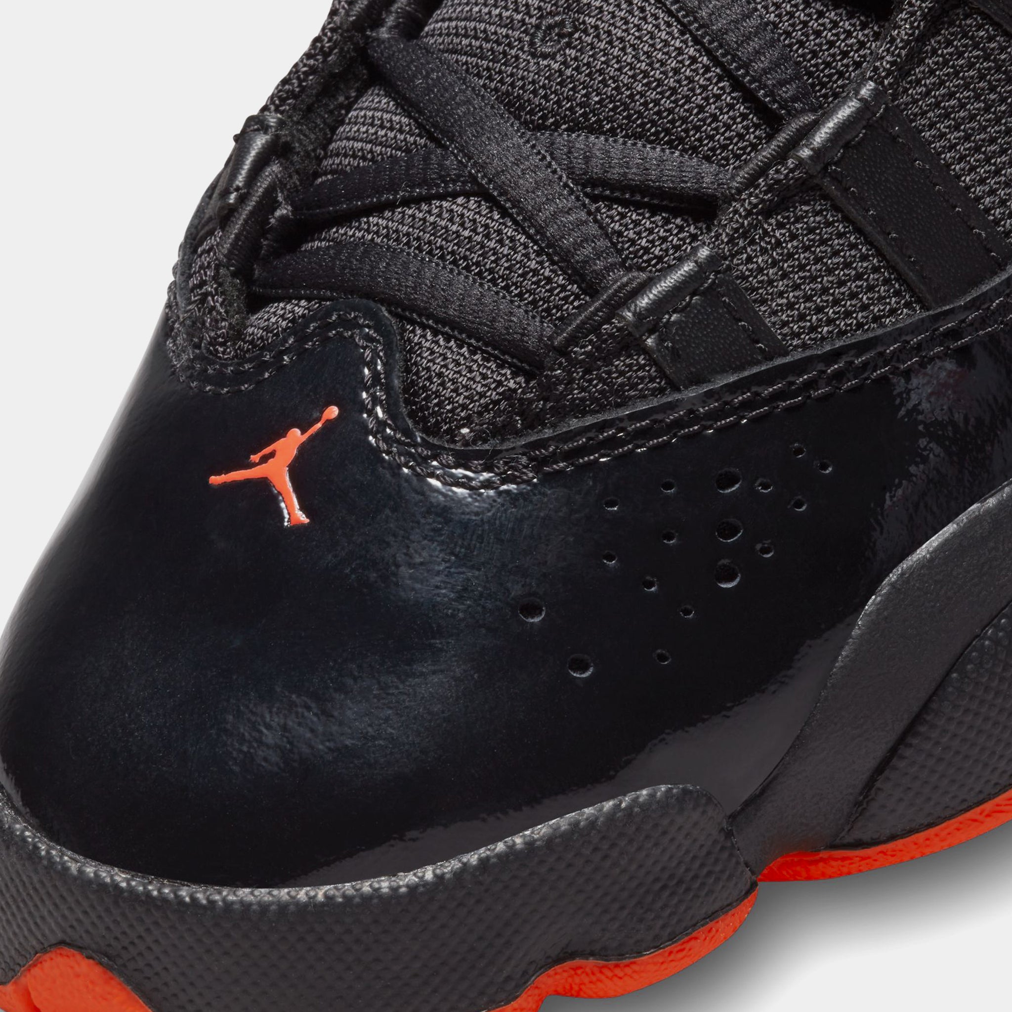 Jordan Air Jordan 6 Rings Grade School Basketball Shoes Black Infrared ...