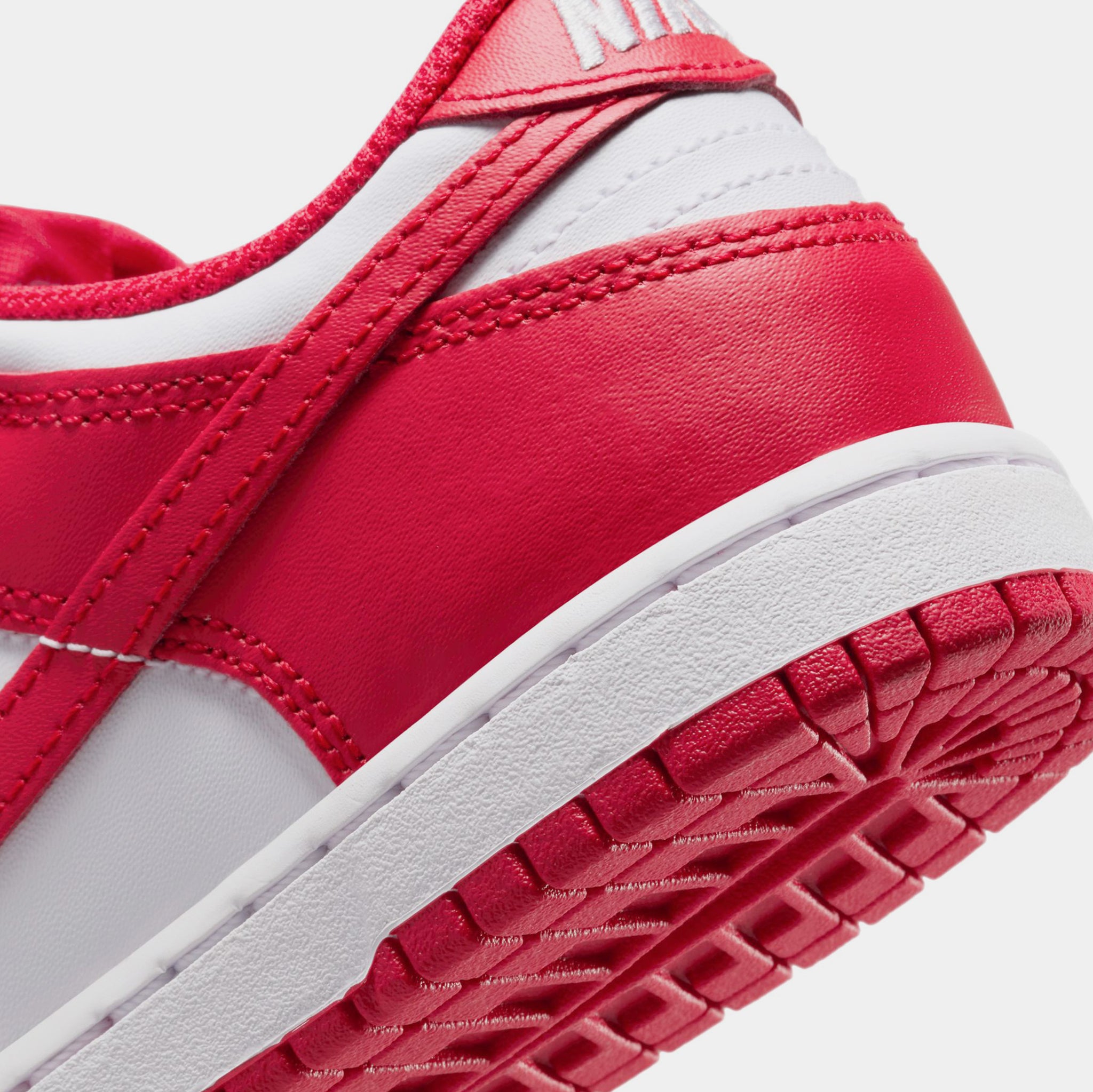 Nike Dunk Low Preschool Lifestyle Shoes White University Red