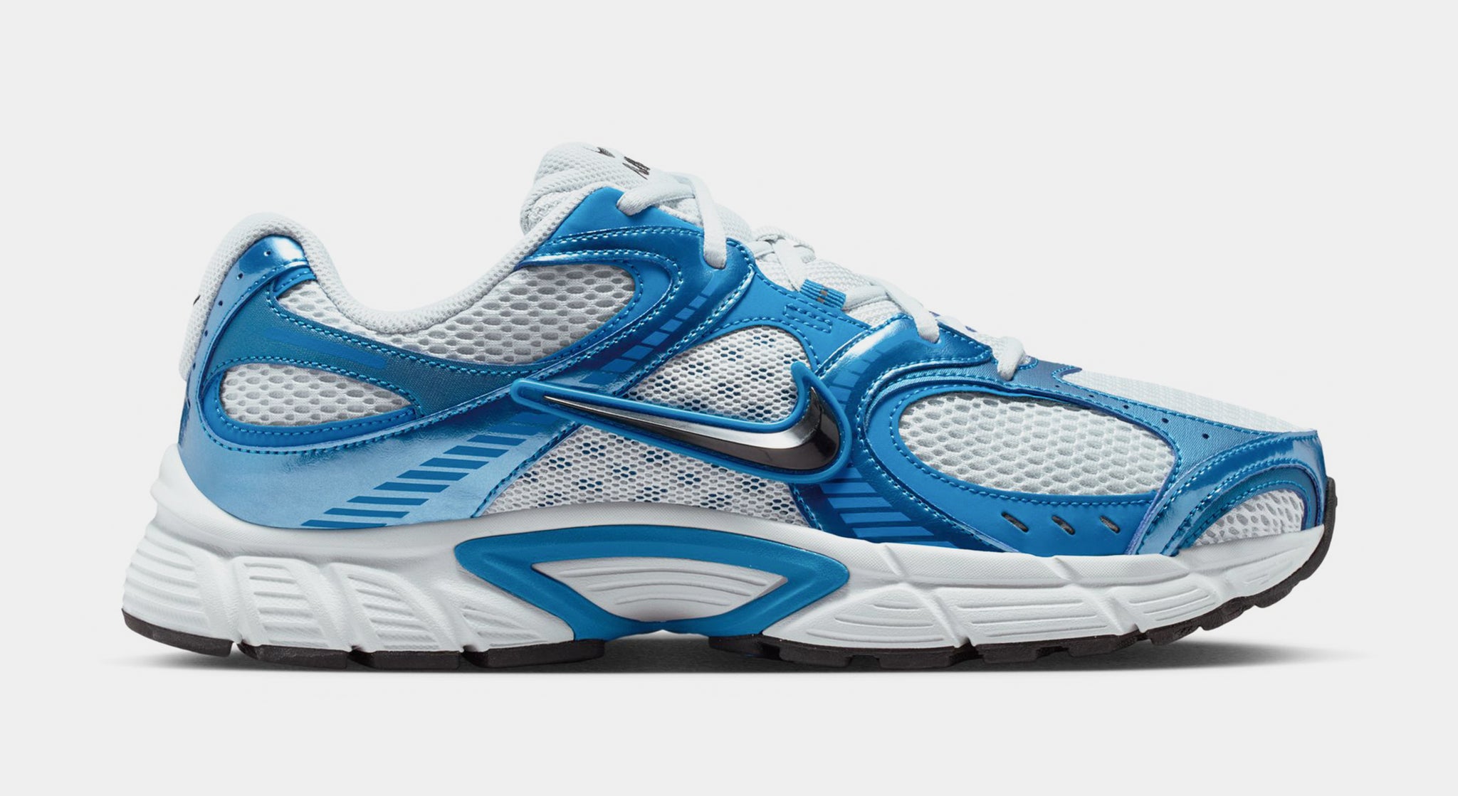 Nike V5 RNR Mens Running Shoes Pure Platinum Black Brilliant Blue