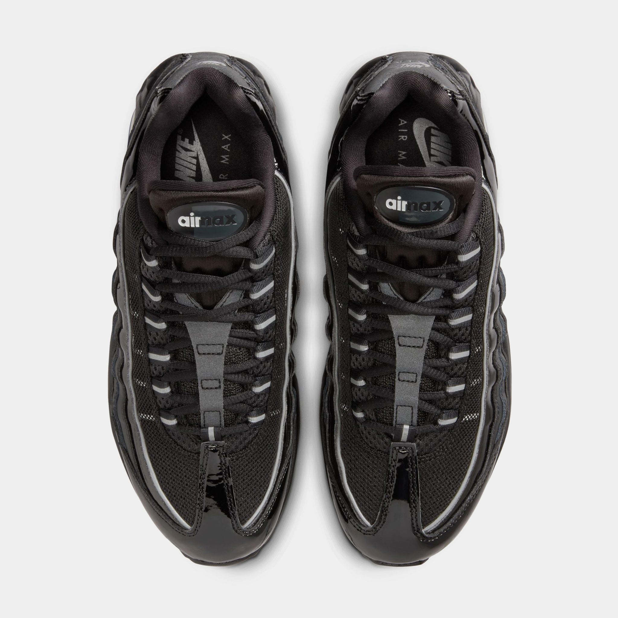 Nike Air Max 95 Womens Running Shoes Black Reflect Silver White 