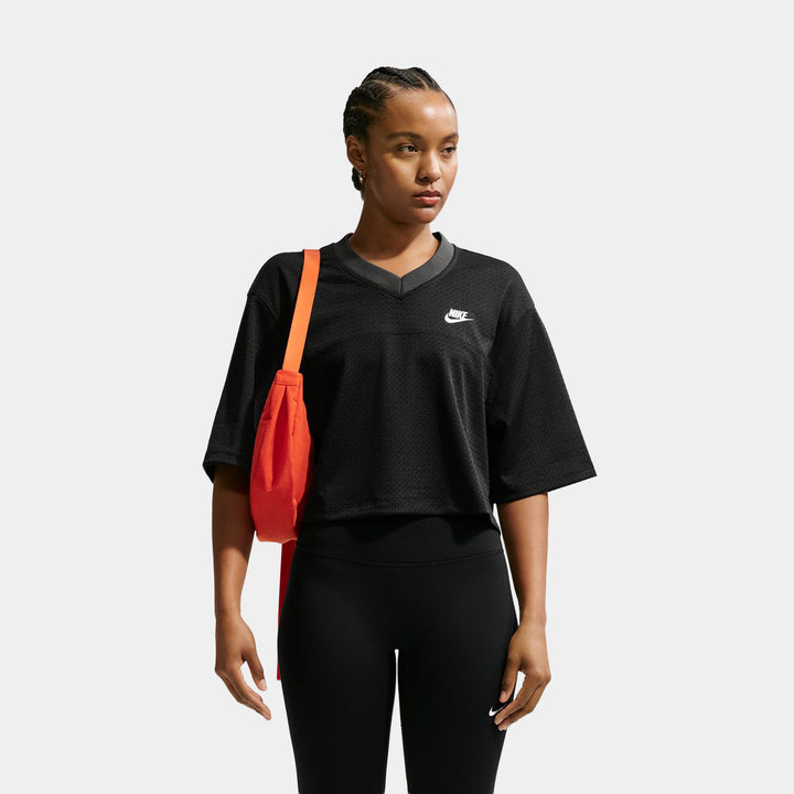 Nike NSW Oversized Graphic Womens Jersey Black Anthracite HJ0280