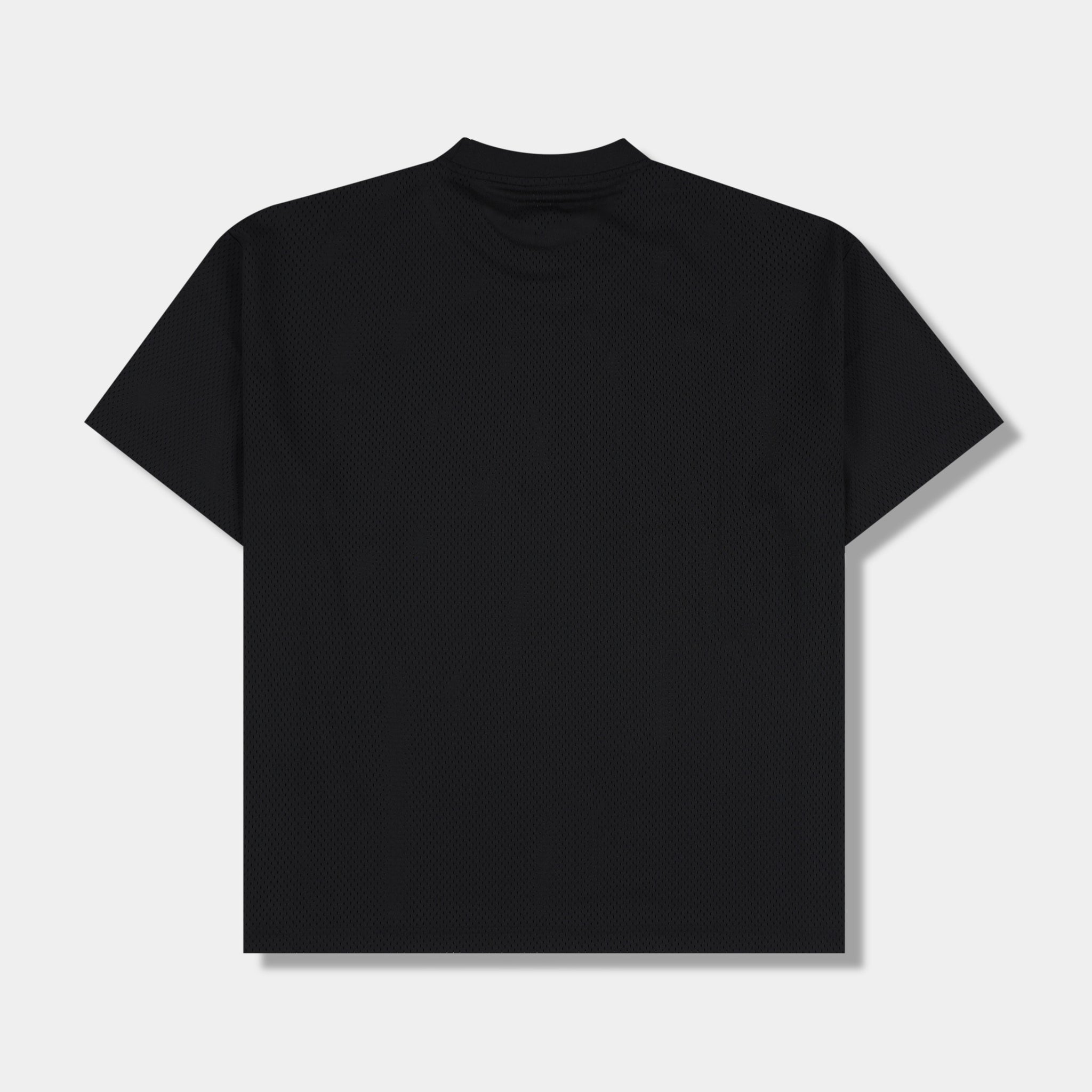 Pleasures Twitch Mesh Mens Short Sleeve Shirt Black Black P26SU025