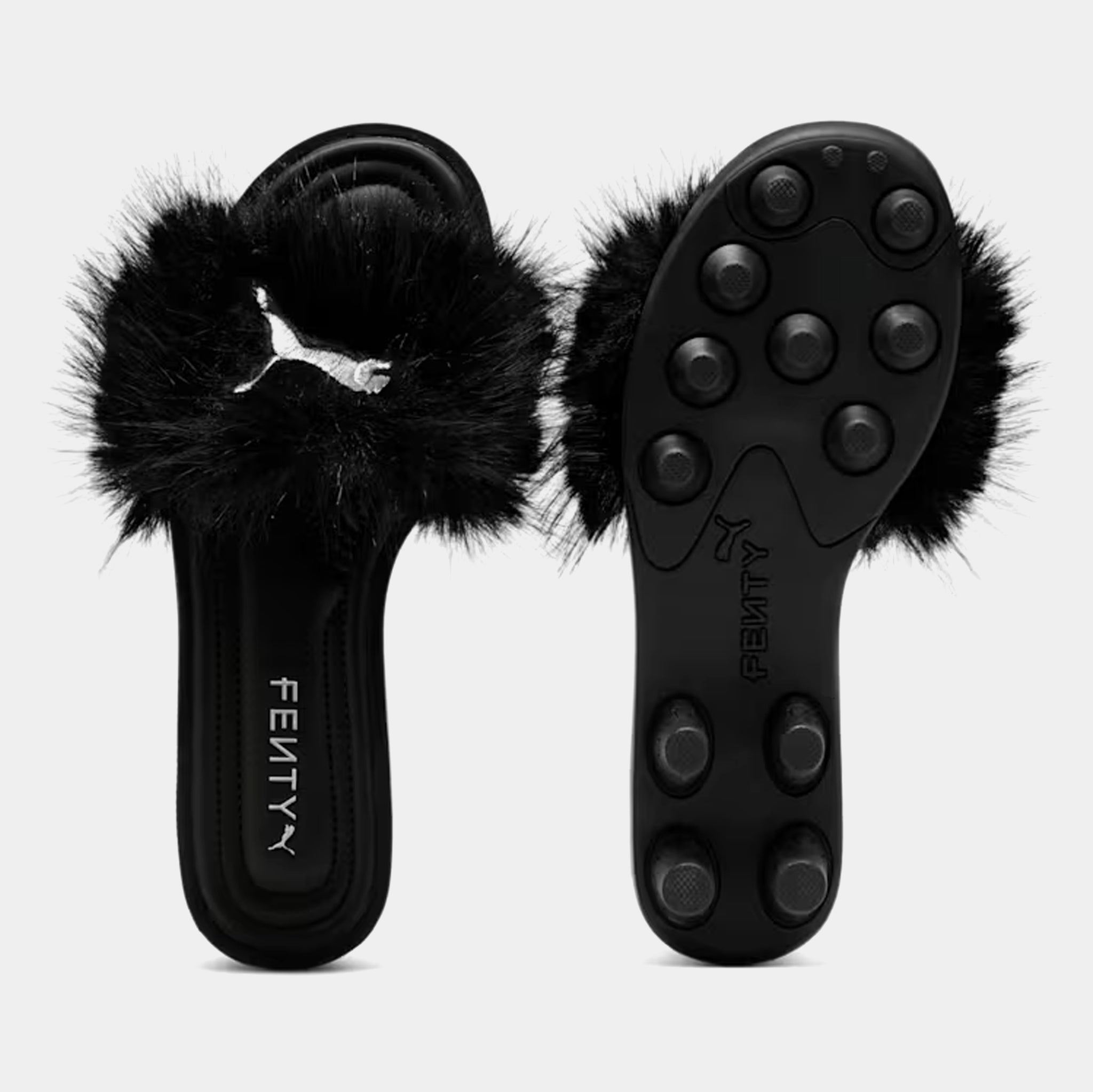 PUMA Fenty x Puma Chic Fur Slides Womens Lifestyle Sandals Puma