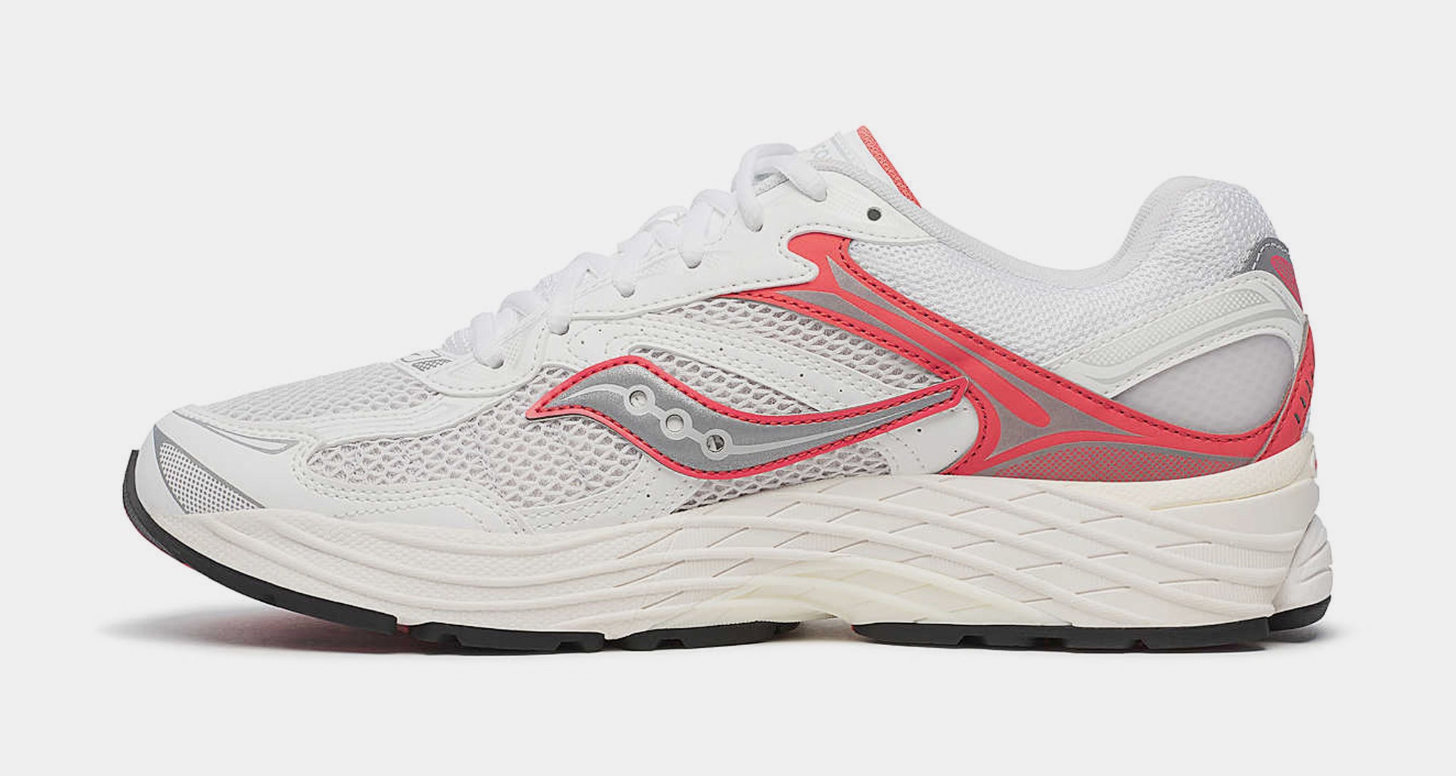 Saucony ProGrid Omni 9 Mens Running Shoes Ivory Coral S70832-3