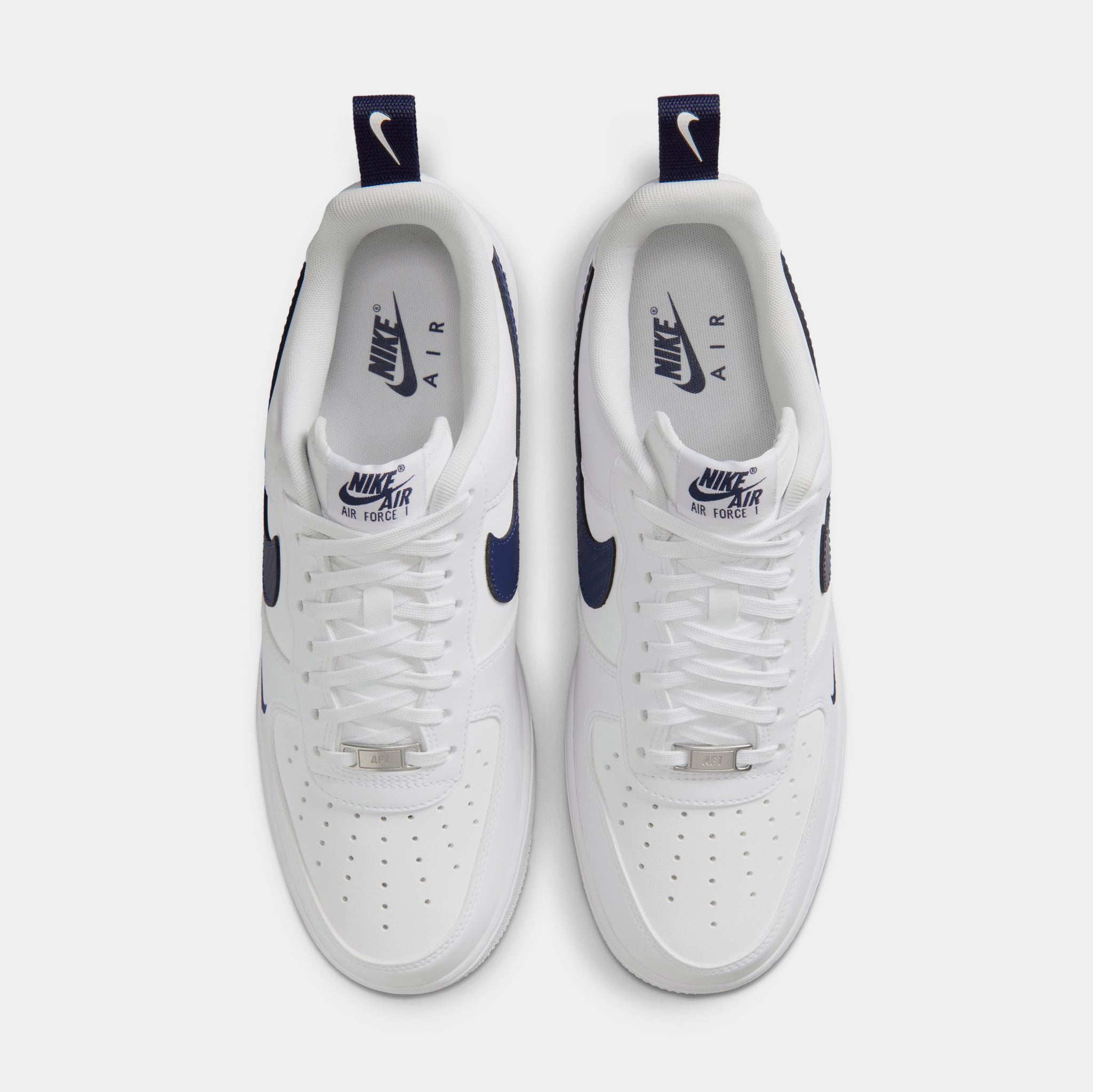 Nike Air Force 1 '07 Mens Lifestyle Shoes White Midnight Navy