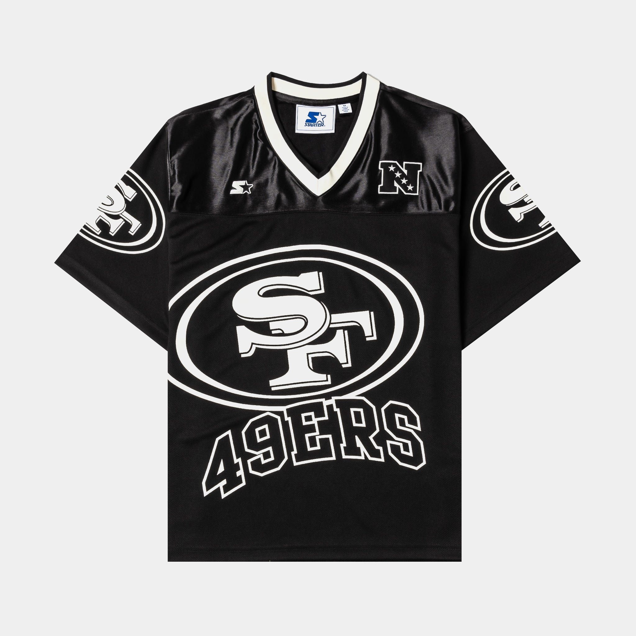Starter NFL San Francisco 49ers Mens Jersey Black Cream