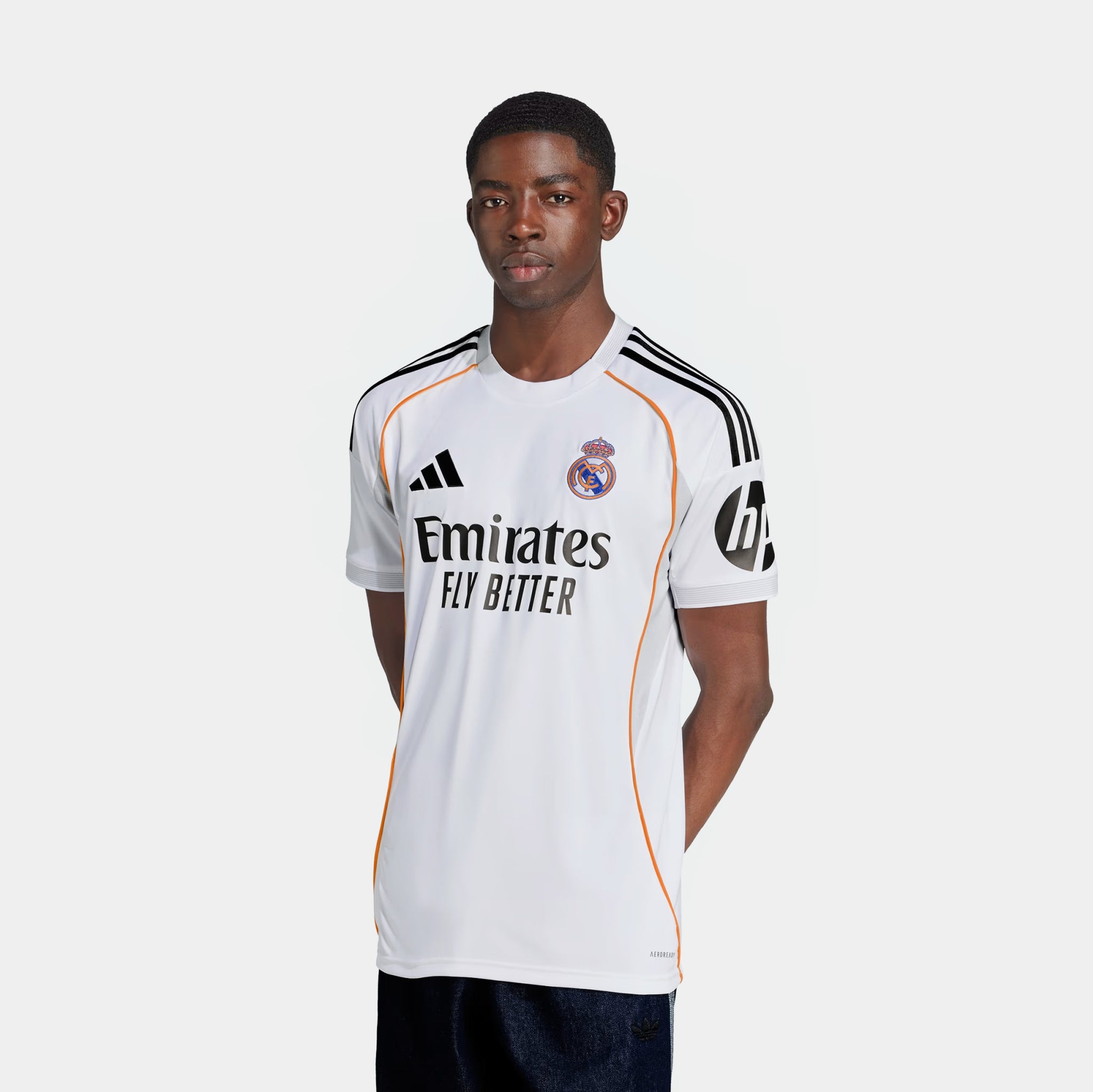 adidas Real Madrid 25 26 Mens Jersey White Black JJ1931 – Shoe Palace