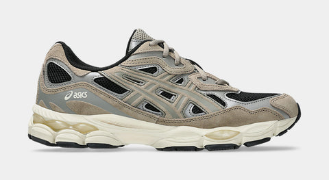 ASICS Gel NYC Mens Running Shoes Black Grey Beige Free Shipping