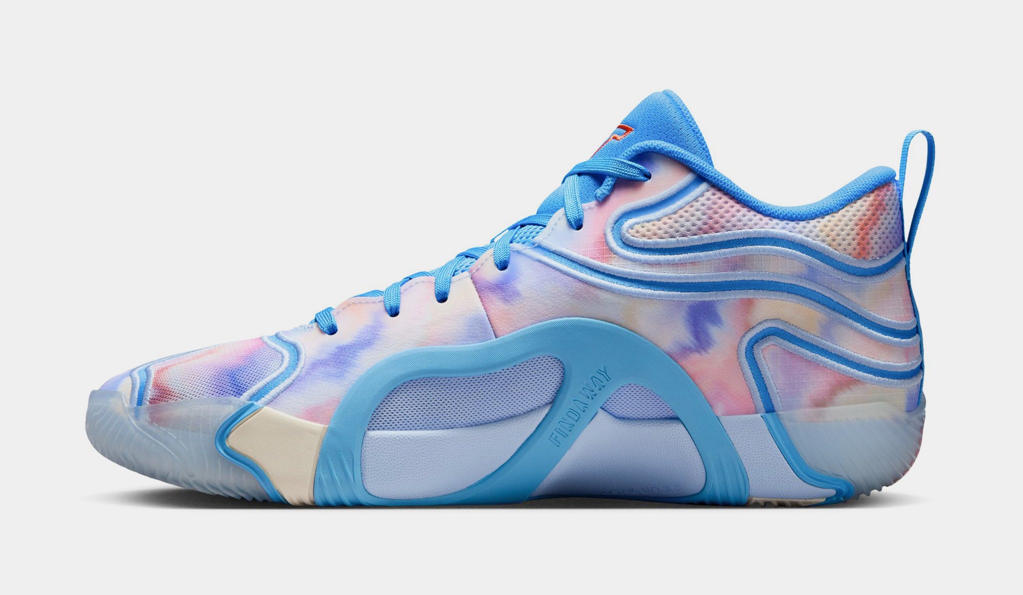 Jordan Tatum 3 Tie Dye Mens Lifestyle Shoes University Blue
