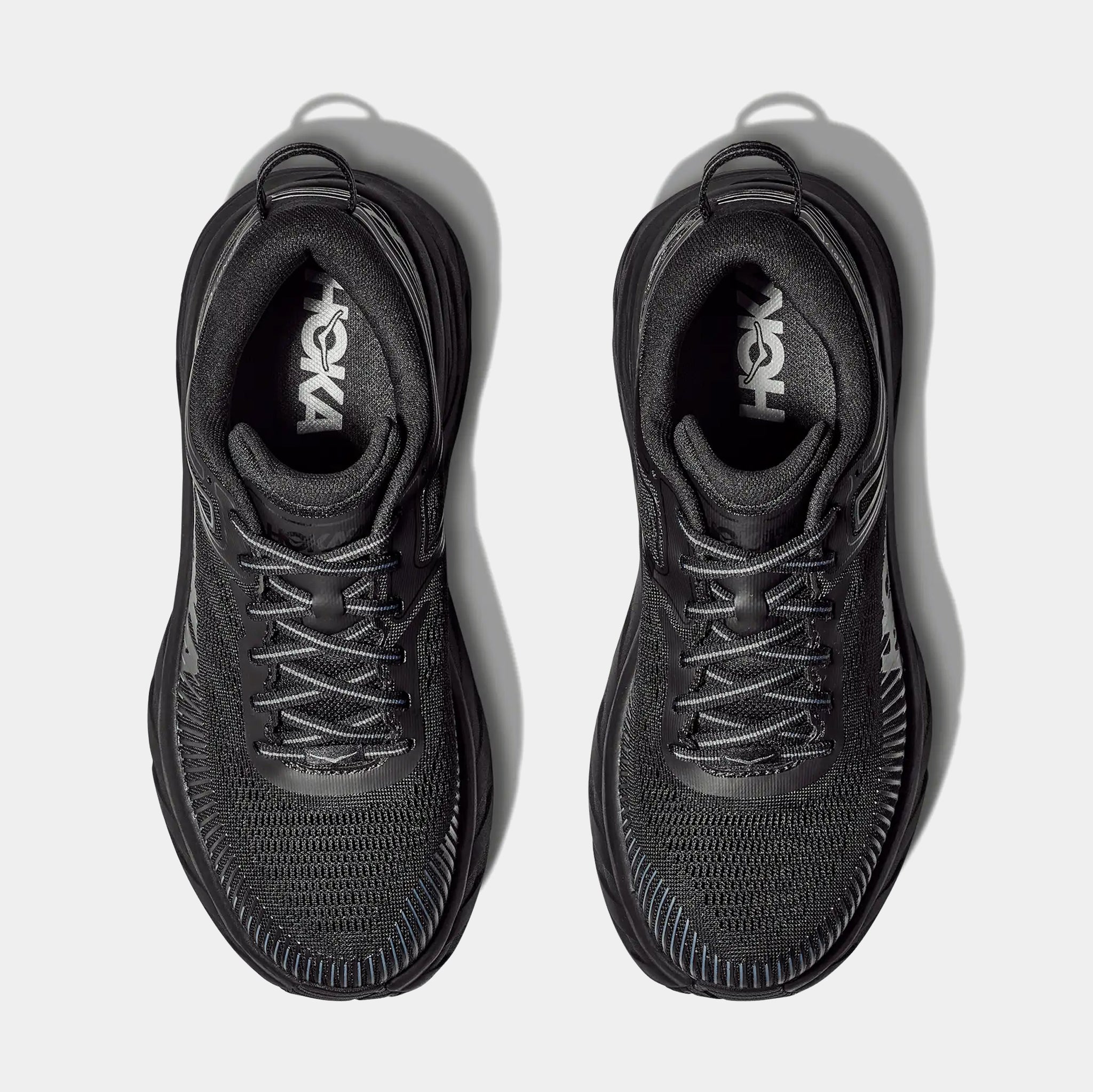 Hoka Bondi 7 Mens Running Shoes Black Black 1110518-BBLC 