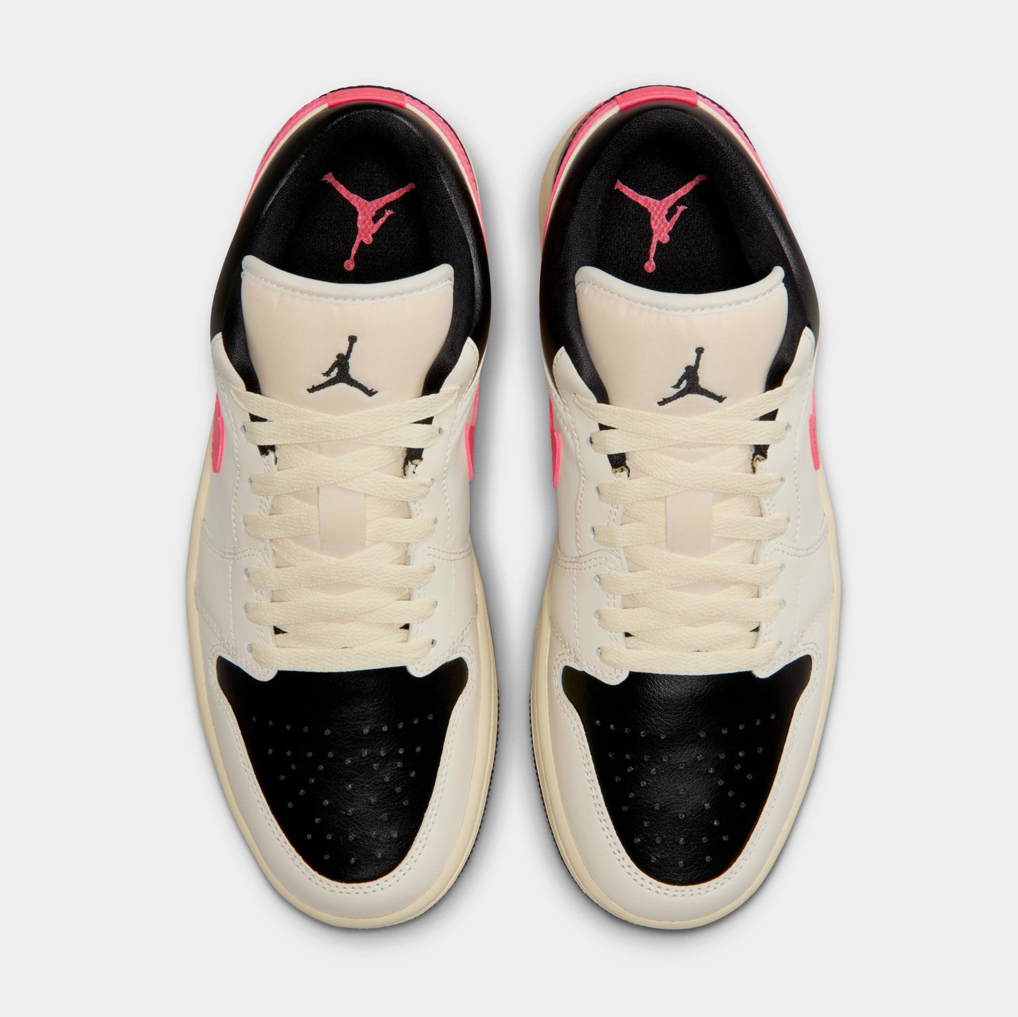 Jordan Air Jordan 1 Low Womens Lifestyle Shoes Pale Ivory Racer