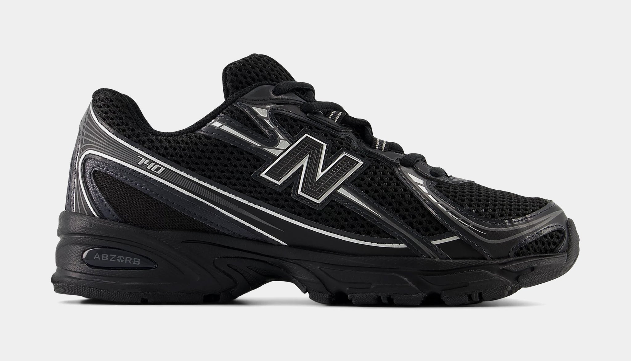 New Balance Black and Silver Running Sneakers New Balance 1906R Grade School Running Shoes Silver Metallic  main image 4