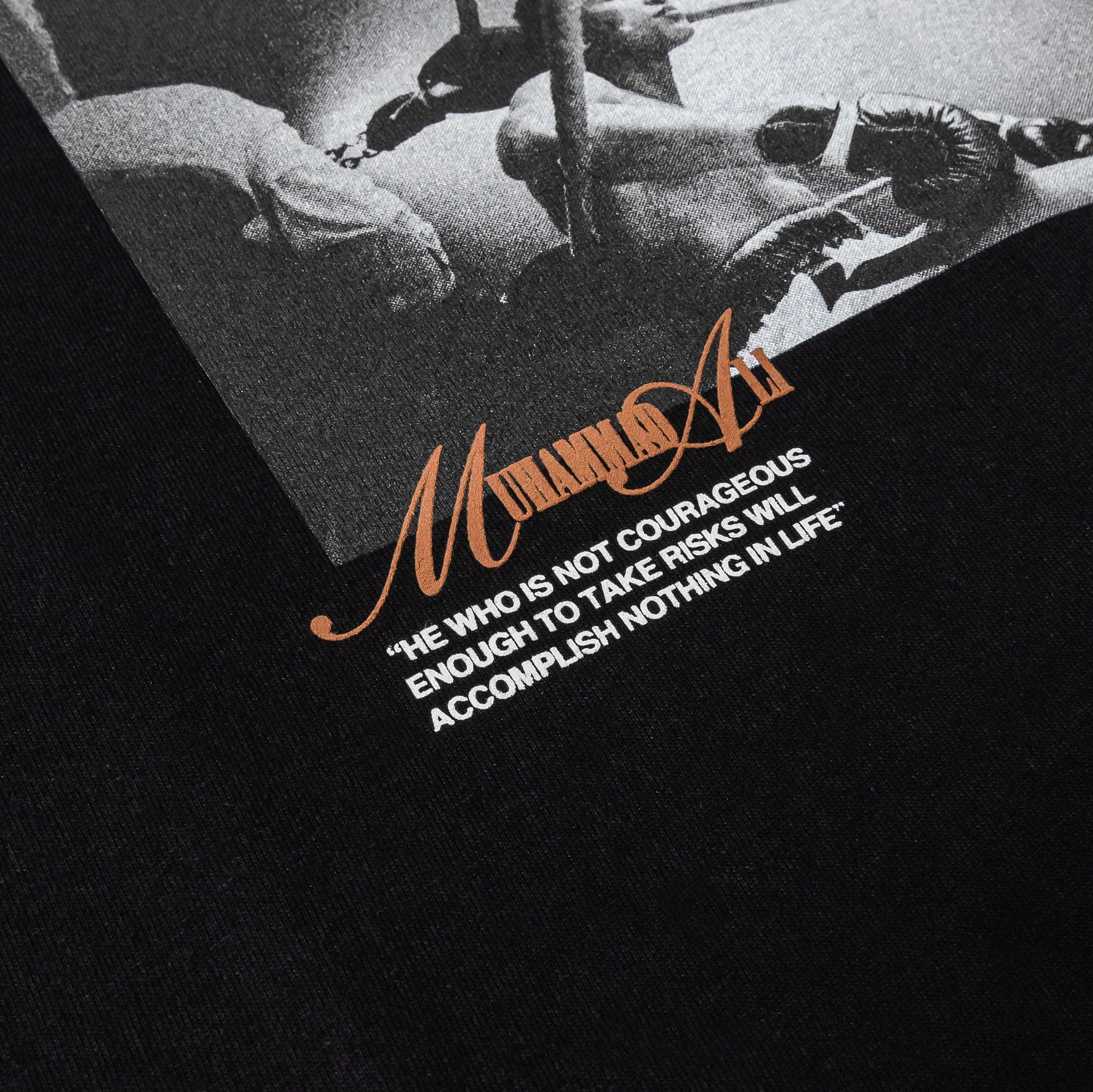 Shoe Palace SP x Muhammad Ali Ring Mens Short Sleeve Shirt Black