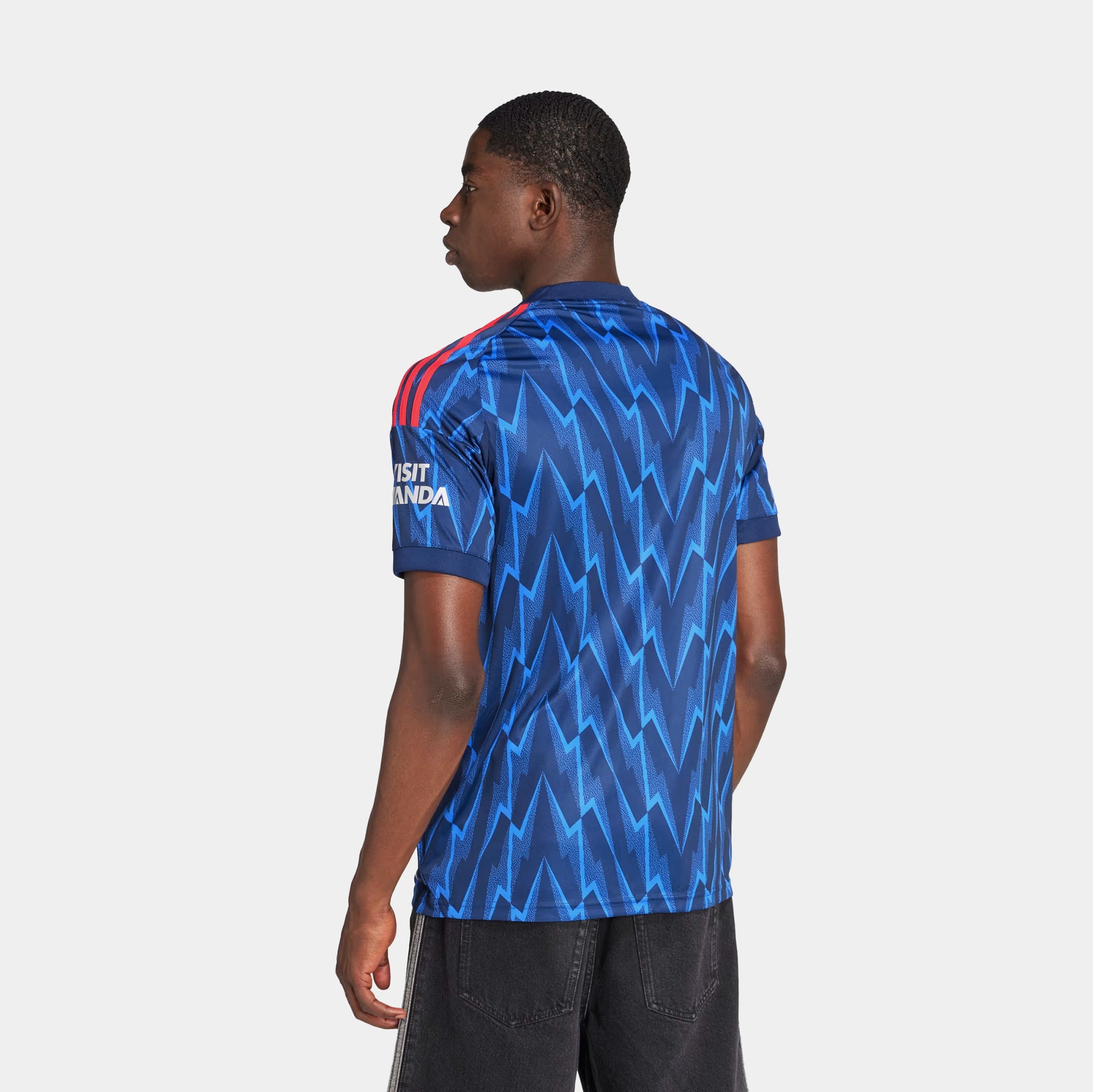 adidas Arsenal 25 26 Away Mens Jersey Night Indigo Grey Two JI9511