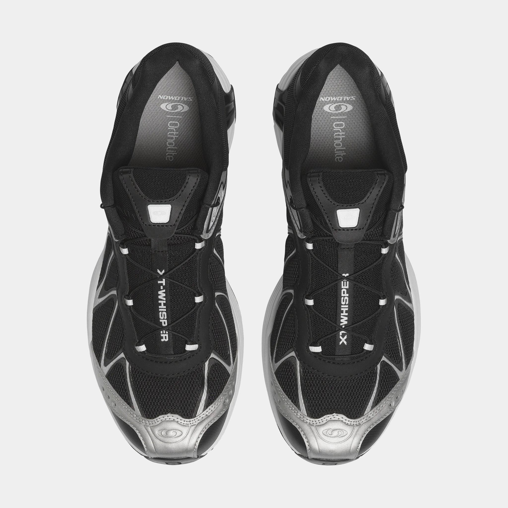 Salomon XT Whisper Mens Running Shoes Black Footwear Silver