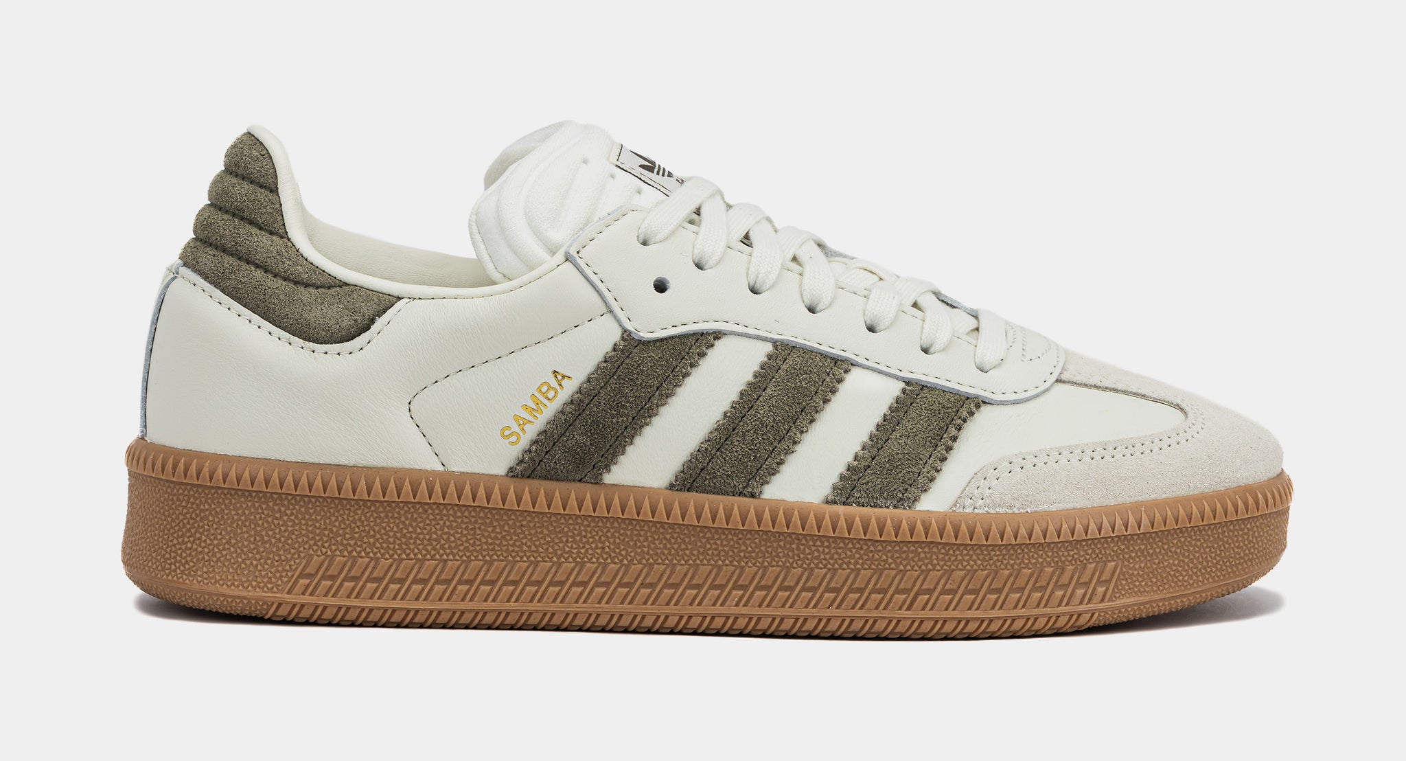 Samba XLG Mens Lifestyle Shoes (Ivory/Olive Strata/Gum) Samba XLG Mens Lifestyle Shoes (Ivory/Olive Strata/Gum)