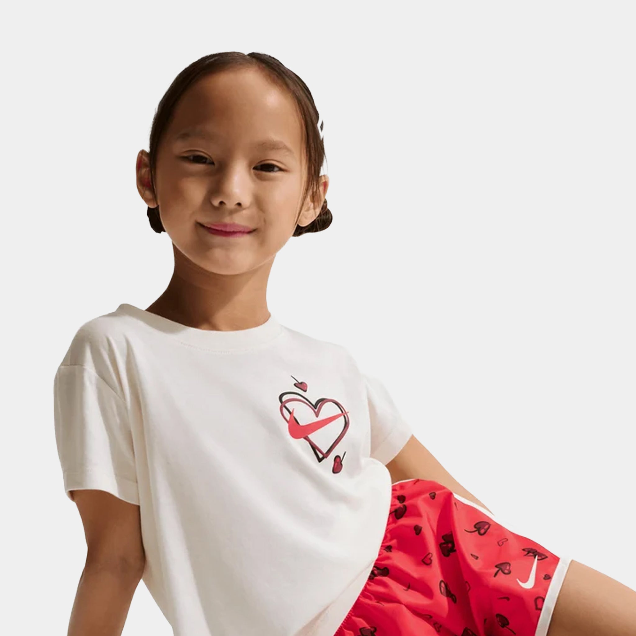 Nike Cherry 2 Piece Printed Tempo Preschool Set University Red