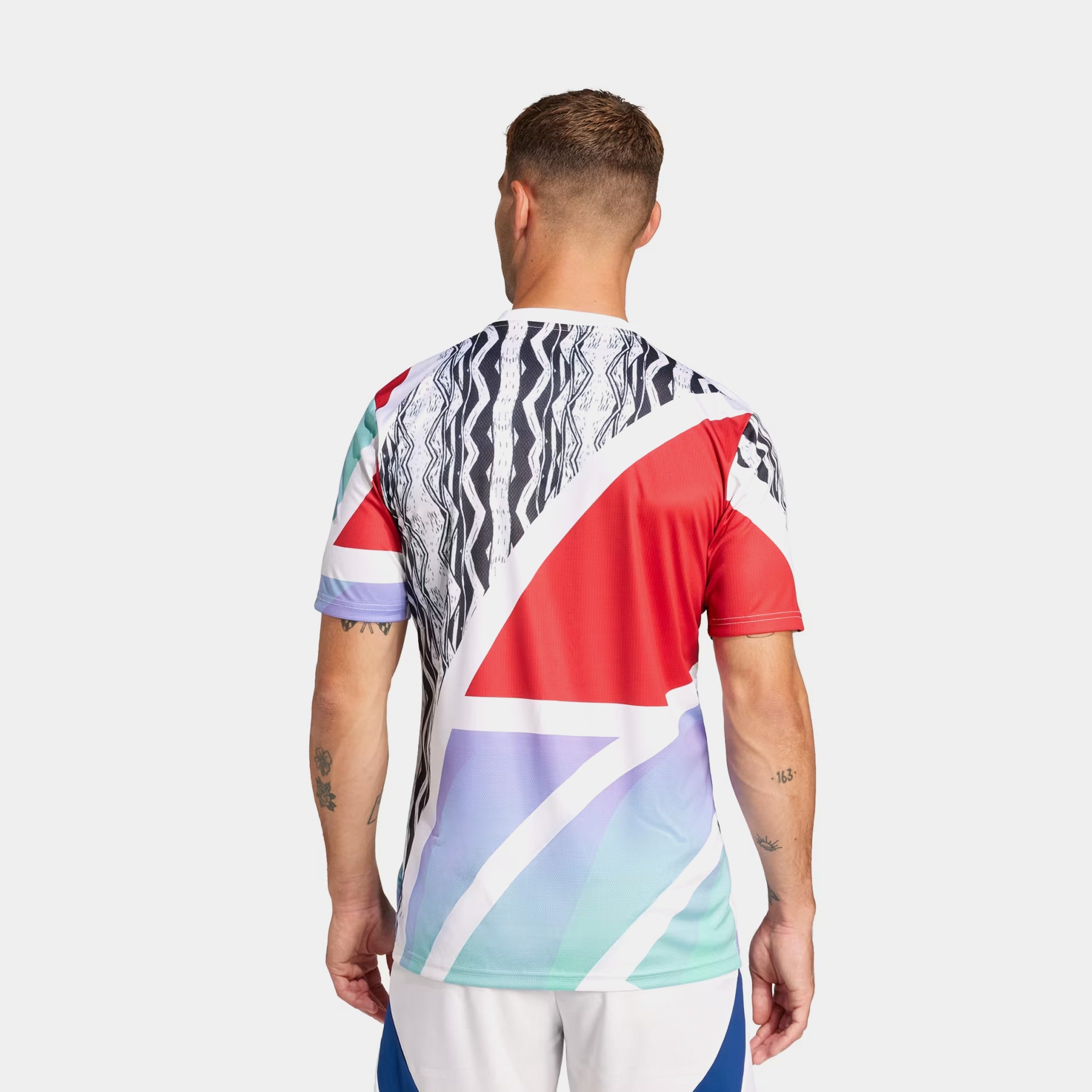 adidas Arsenal 24 25 Pre Match Mens Jersey White Red JE7562 – Shoe