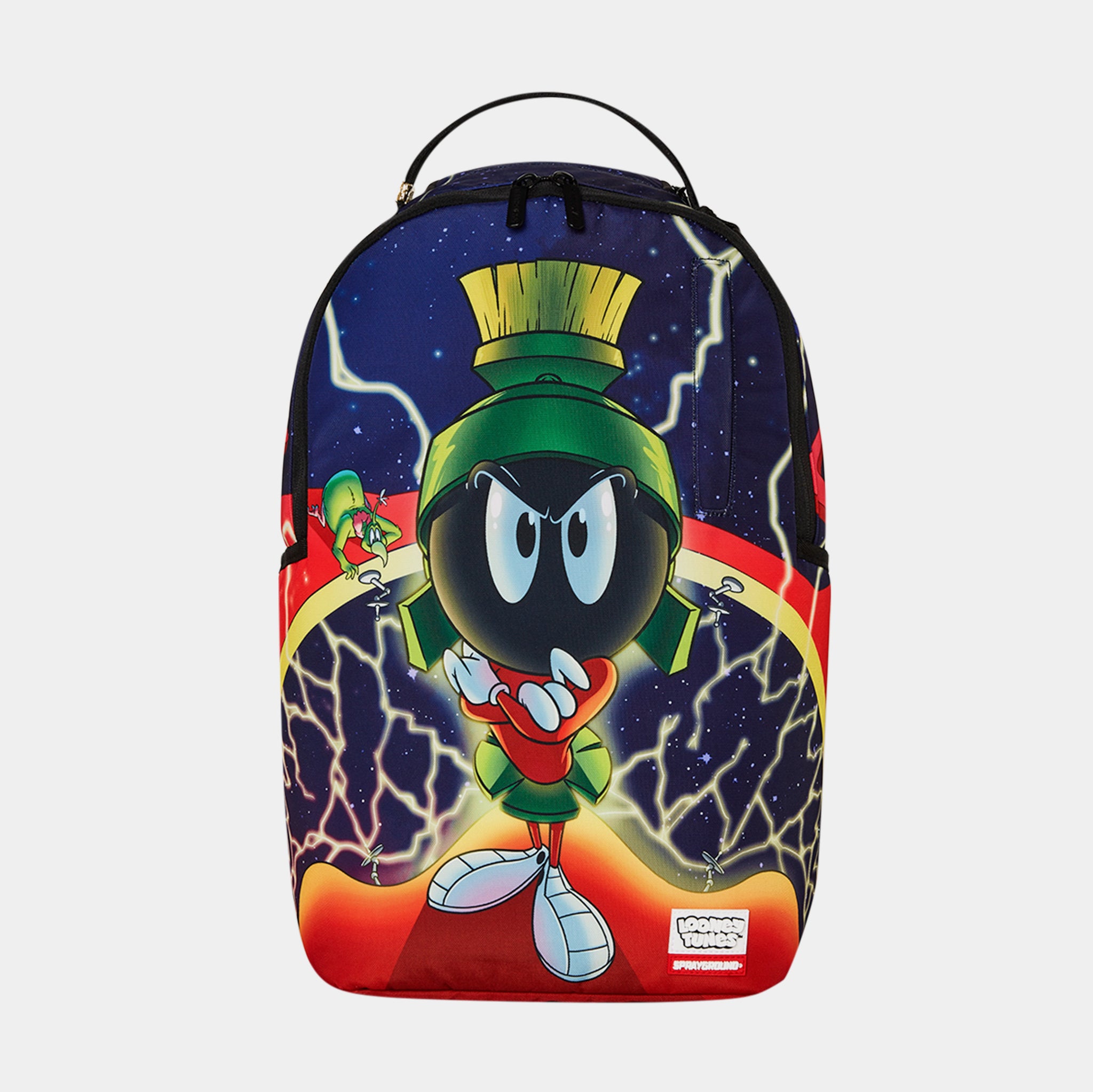Sprayground Marvin Planet x Sharkmouth Mens Backpack Blue Orange