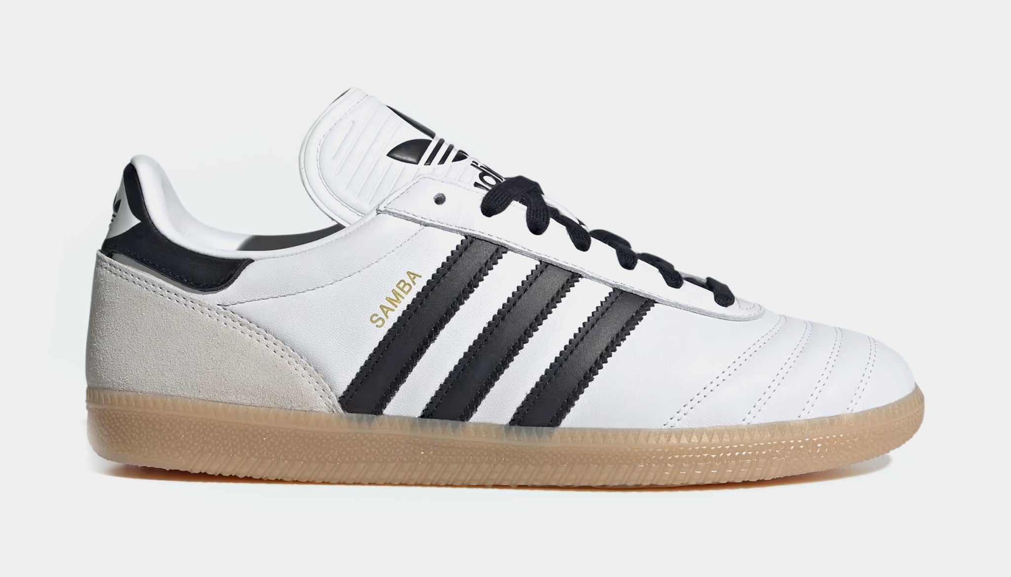 Samba JP Mens Lifestyle Shoes (Cloud White/Black/Gum) Samba JP Mens Lifestyle Shoes (Cloud White/Black/Gum)