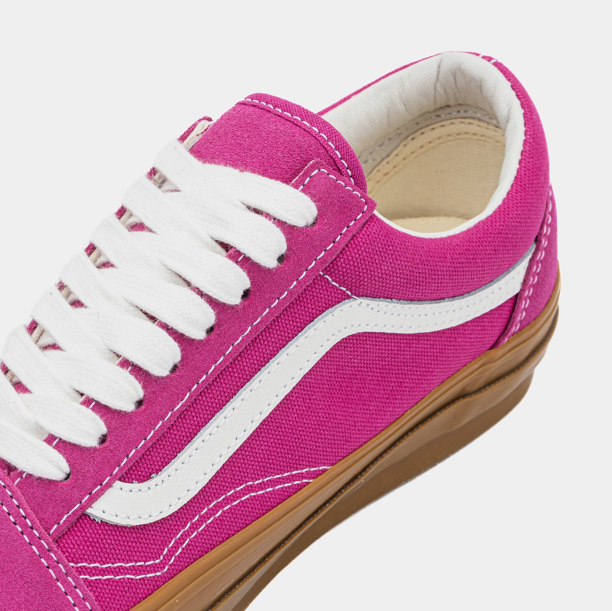 Vans LX Old Skool Mens Lifestyle Shoes Pink White Gum D56YLZ