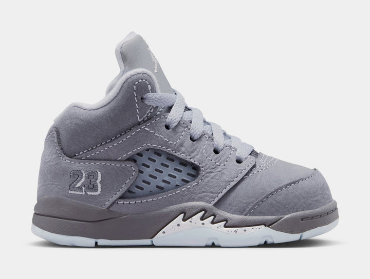 Jordan Air Jordan 5 Retro Wolf Grey Mens Lifestyle Shoes  display picture 2