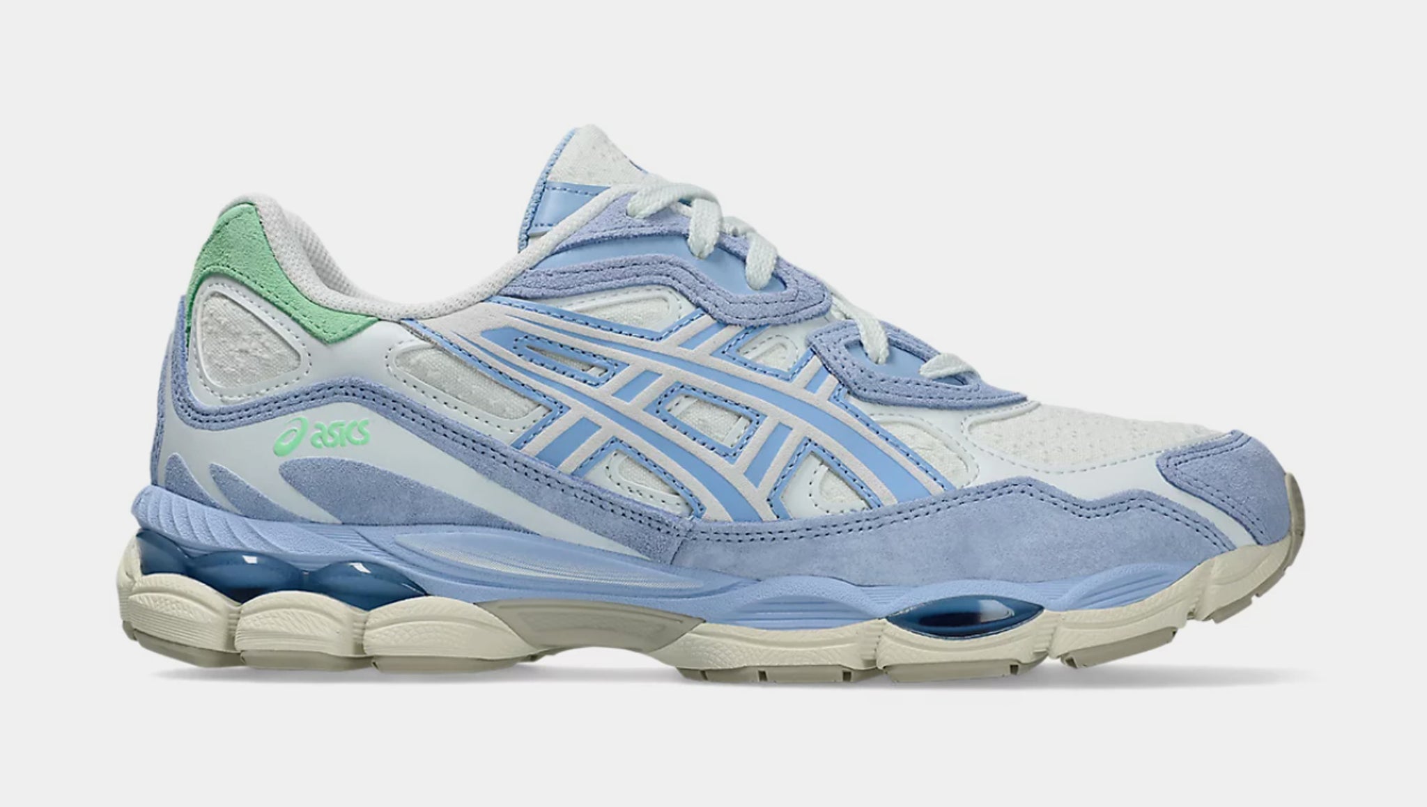 ASICS Gel NYC Mens Running Shoes Airy Blue Stone Wash 1203A826-400
