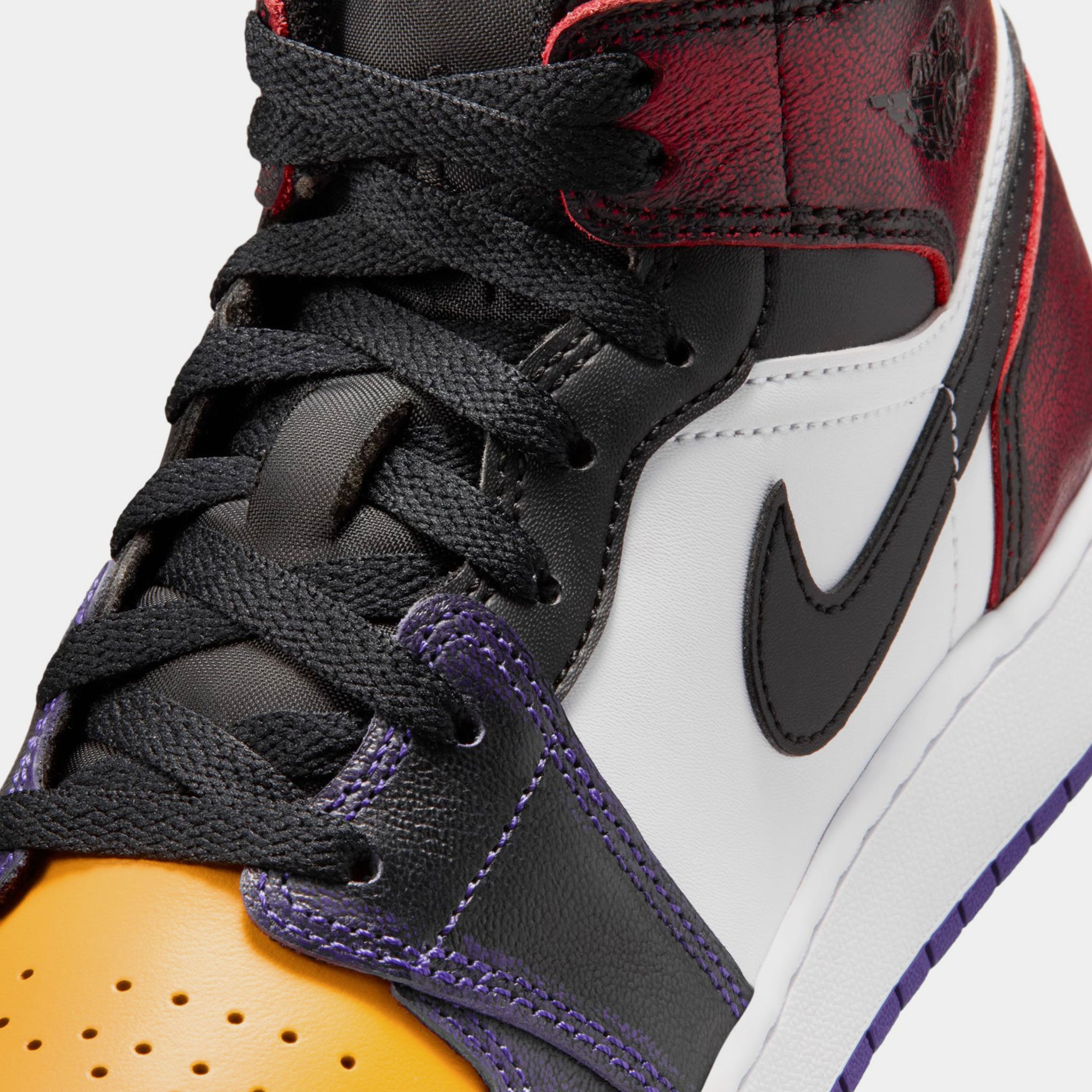 Jordan Air Jordan 1 Mid SE Grade School Lifestyle Shoes True Red