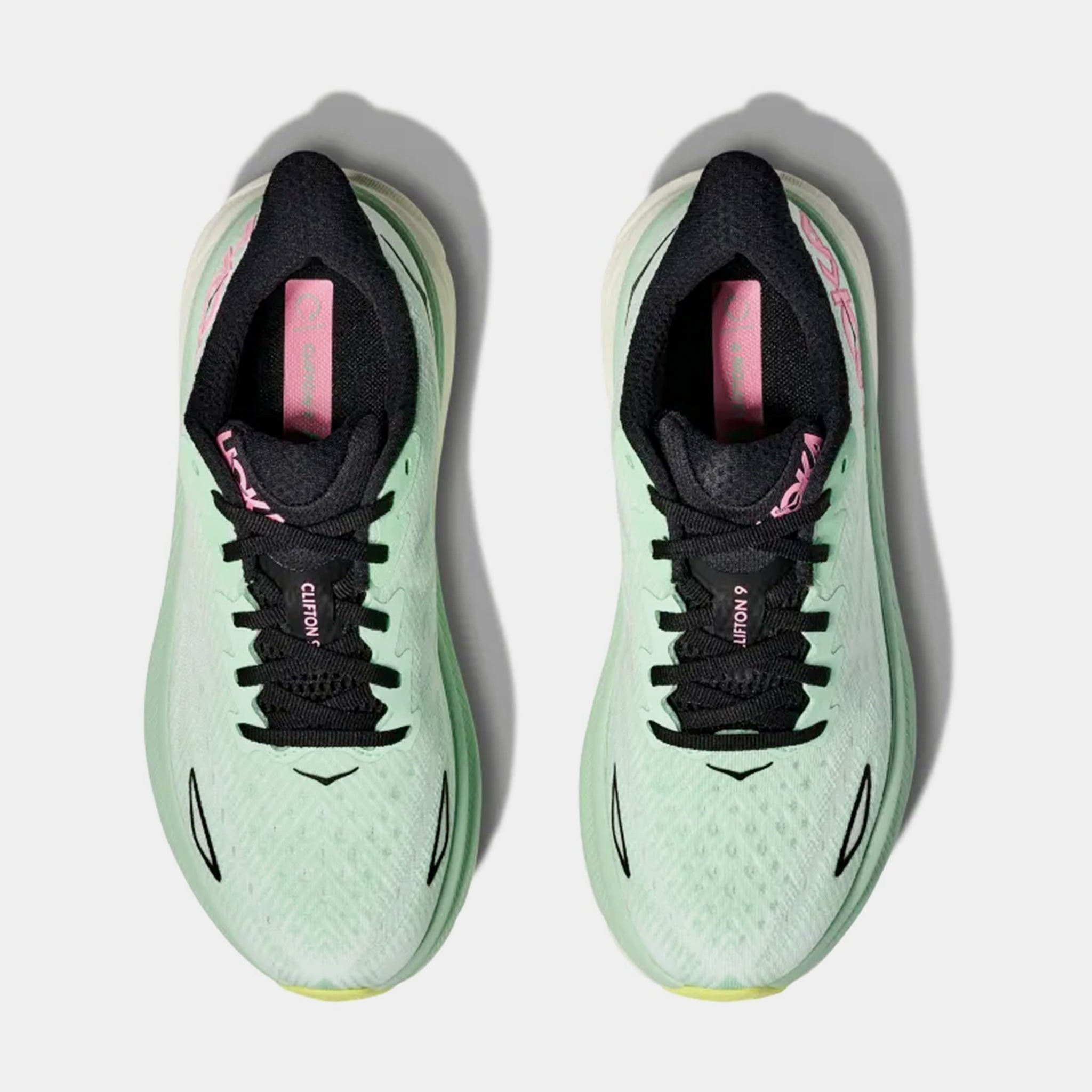Hoka Clifton 9 Womens Running Shoes Mint Fluorite Snow Melt