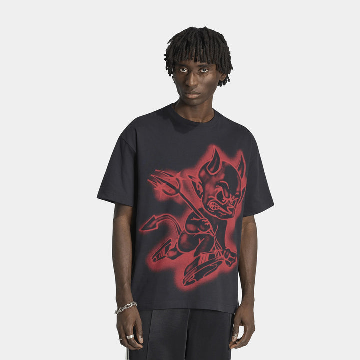 Jordan Reissue Oversized Graphic Mens Short Sleeve Shirt Black Red
