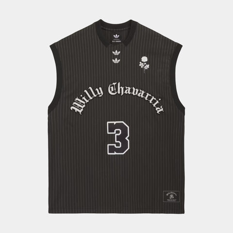 ウェア everyone  JERSEY adidas Chavarria Basketball Mens Jersey Black White KR8671 – Shoe