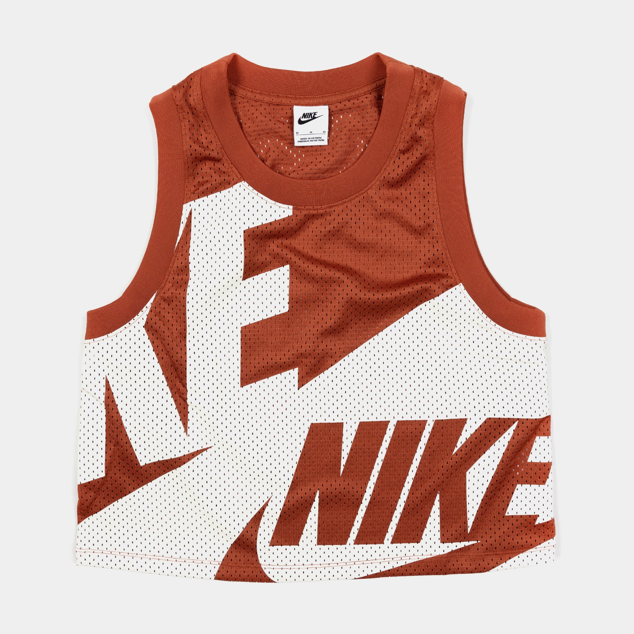 Nike Air Mesh Tank Womens Jersey Beige Orange FN2256-825 – Shoe Palace