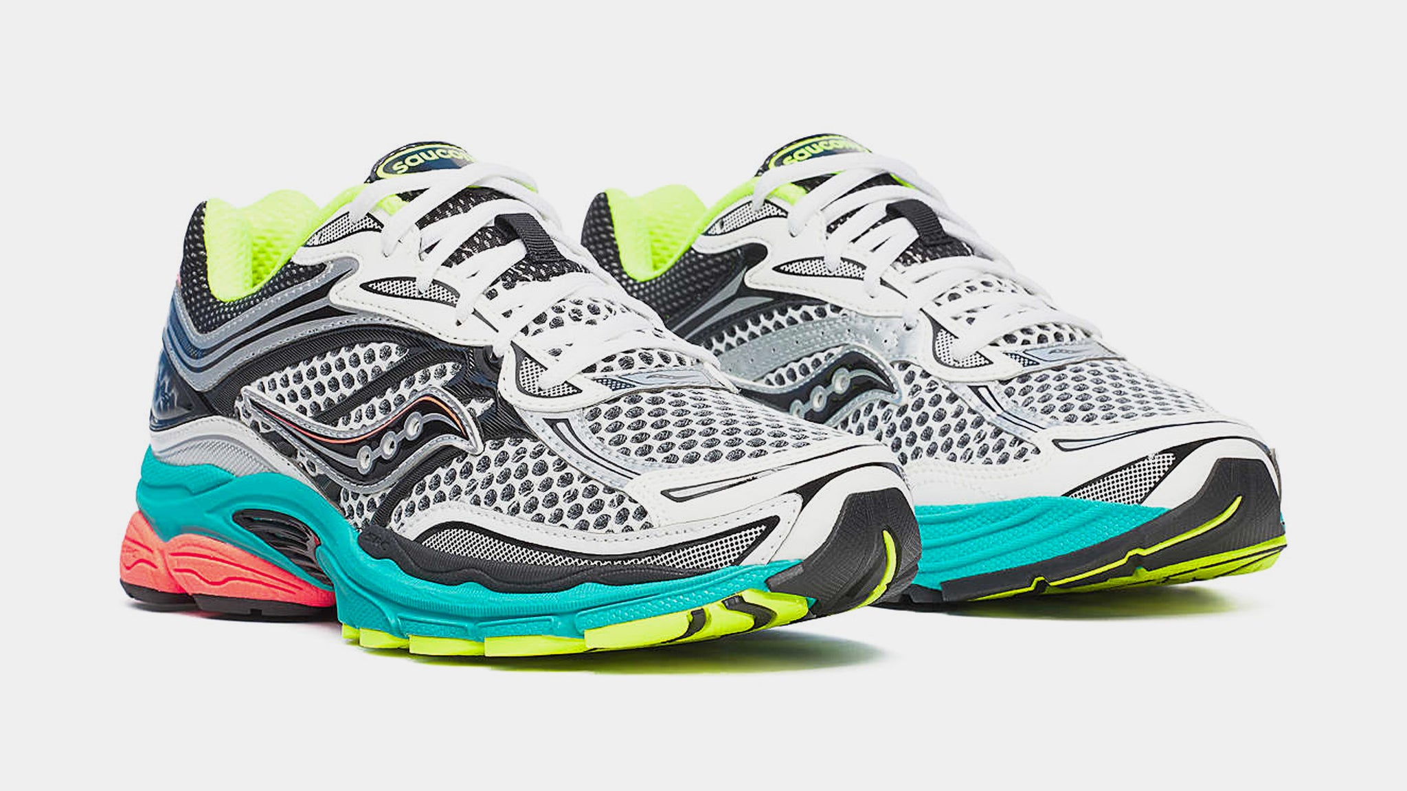 Saucony ProGrid Omni 9 Mens Running Shoes Silver Teal S70739 27 Shoe Saucony ProGrid Omni 9 Mens Running Shoes Silver Teal S70739 27 Shoe