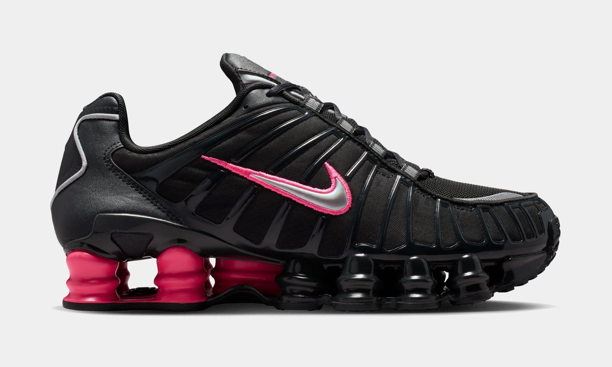 Nike Shox TL Womens Running Shoes Off Noir Hyper Pink Metallic
