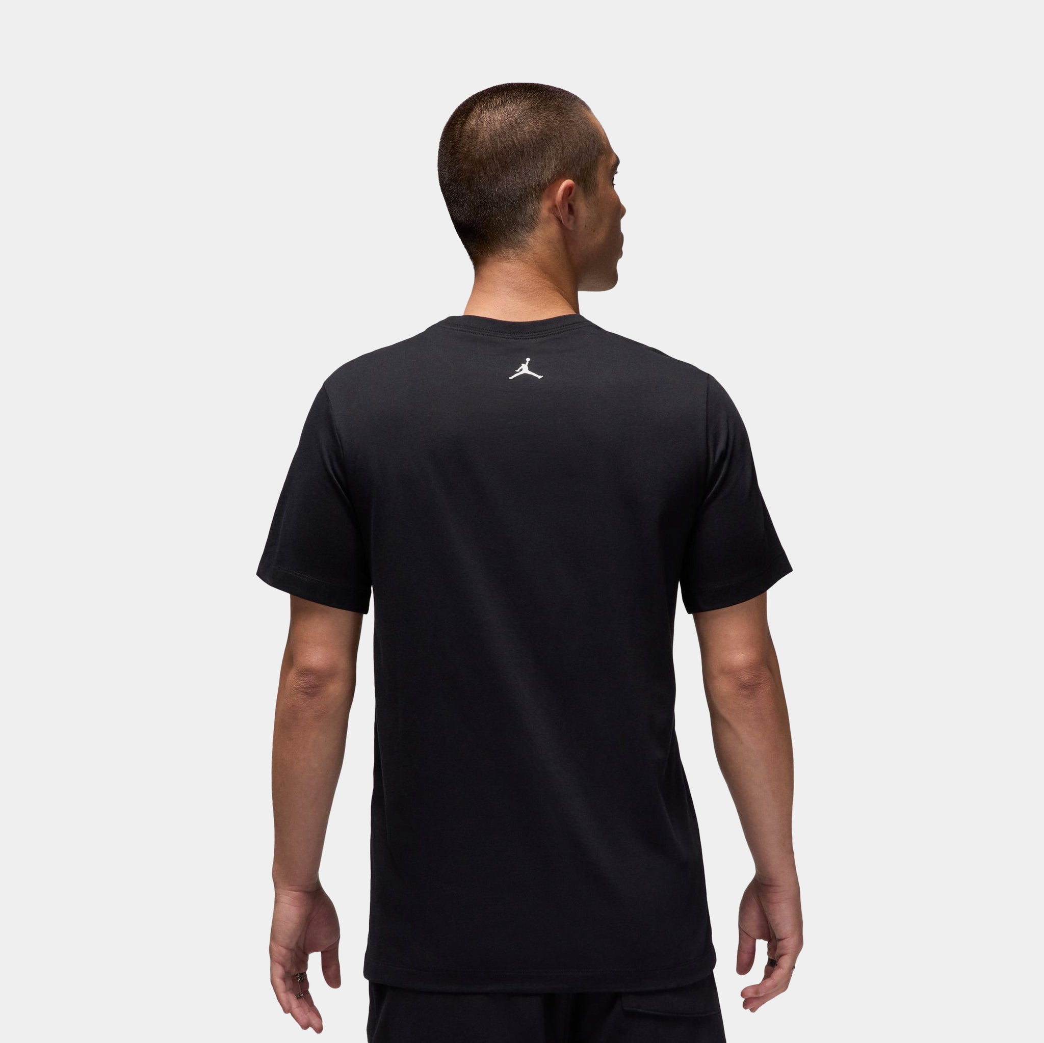 Jordan Flight Essentials Sky Graphic Mens Short Sleeve Shirt Black