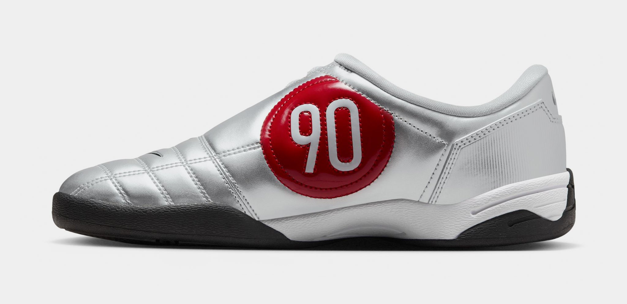 Nike Total 90 Womens Lifestyle Shoes Metallic Silver University