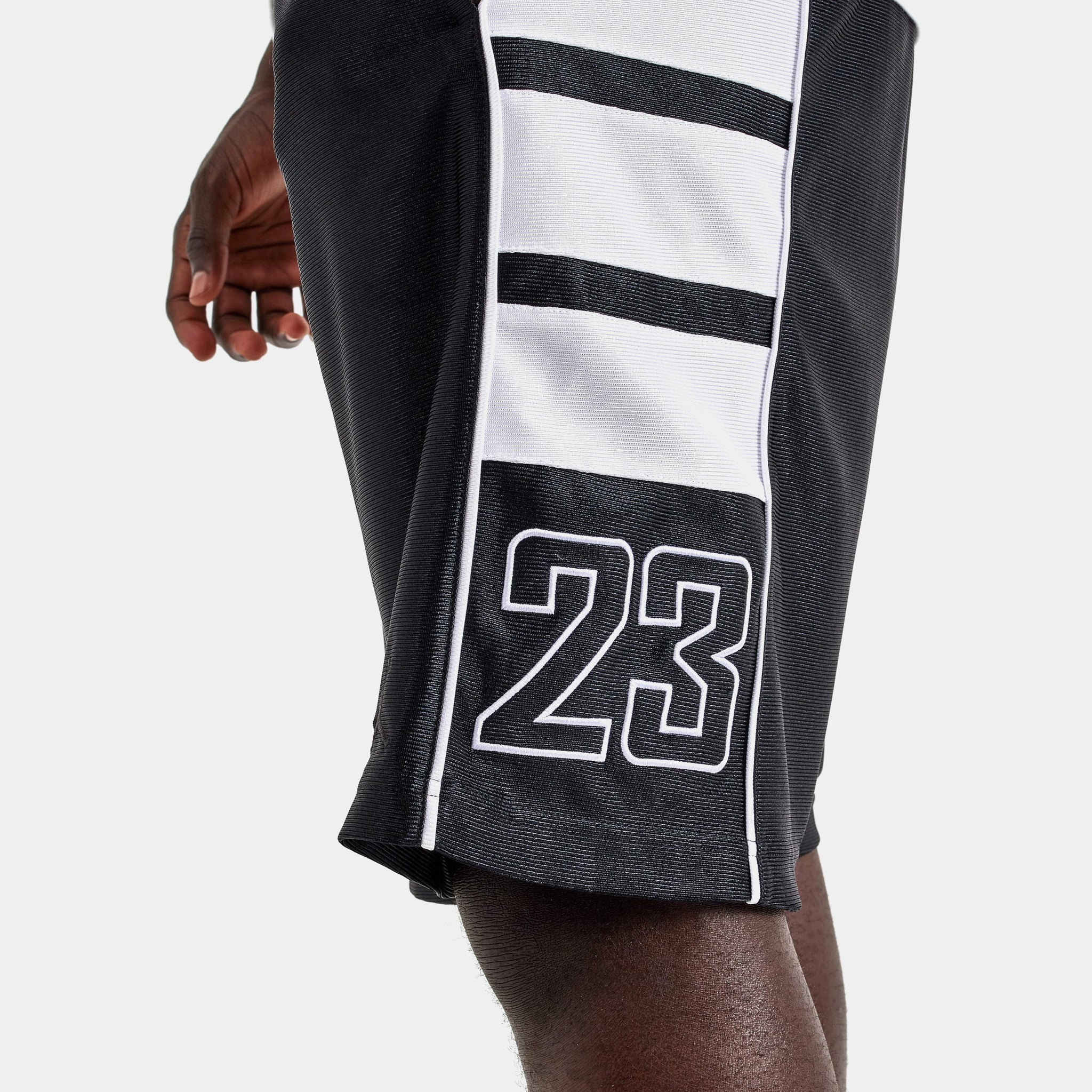 Jordan Brooklyn Cat Scratch Mens Shorts Black White White White