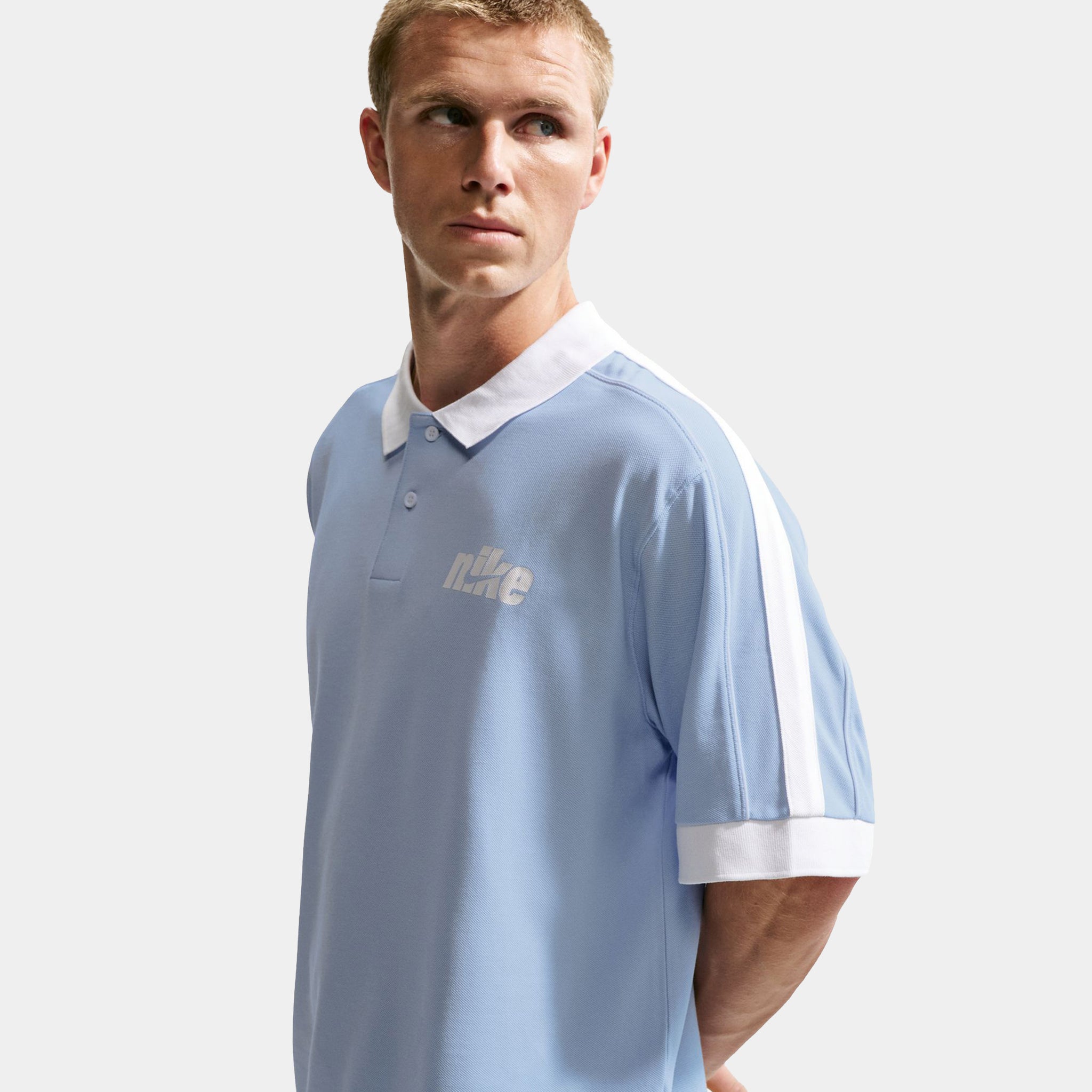 Nike Sportswear Club Oversized Polo Mens Short Sleeve Shirt