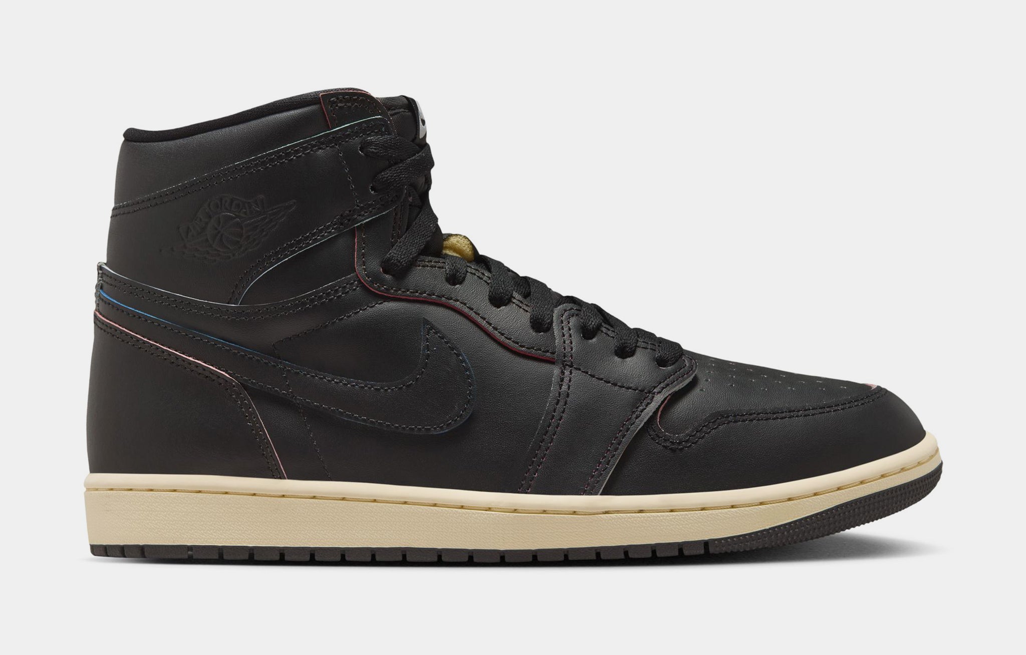 Jordan Air Jordan Retro High OG Black and Muslin Mens Lifestyle